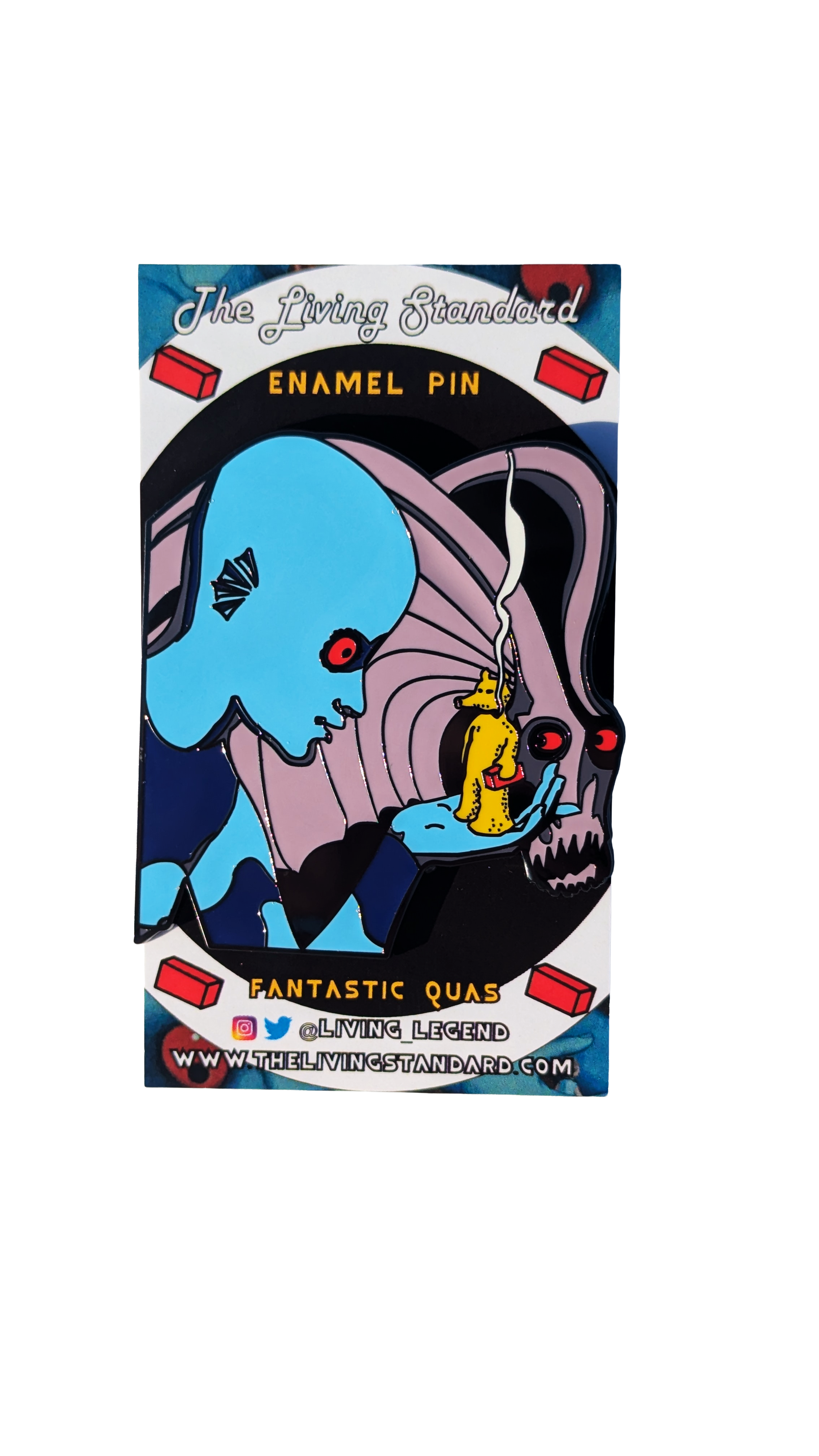 Fantastic Quas Hard Enamel pin | Madlib | Quasimoto | Fantastic Planet