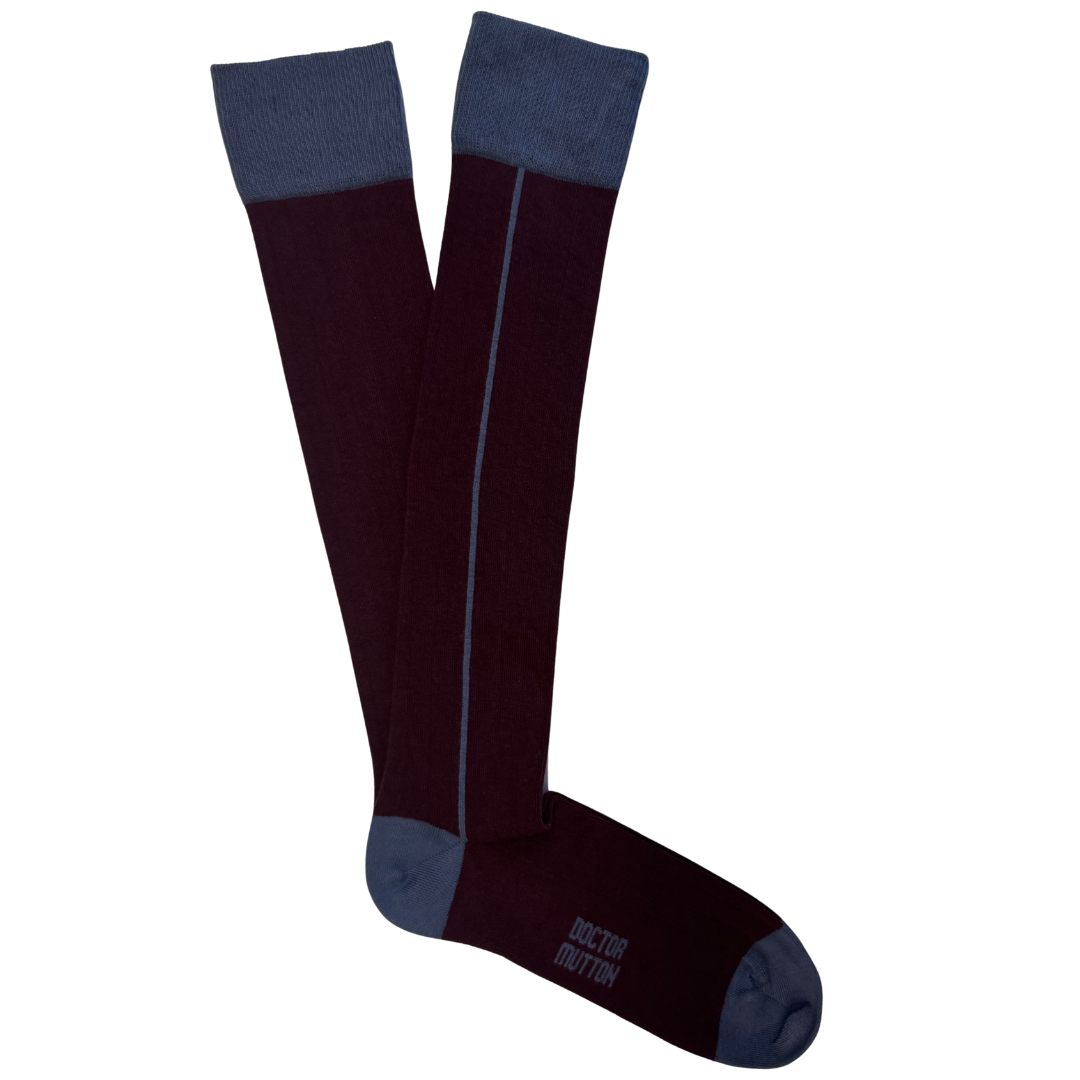 Mutton Merlot Red socks