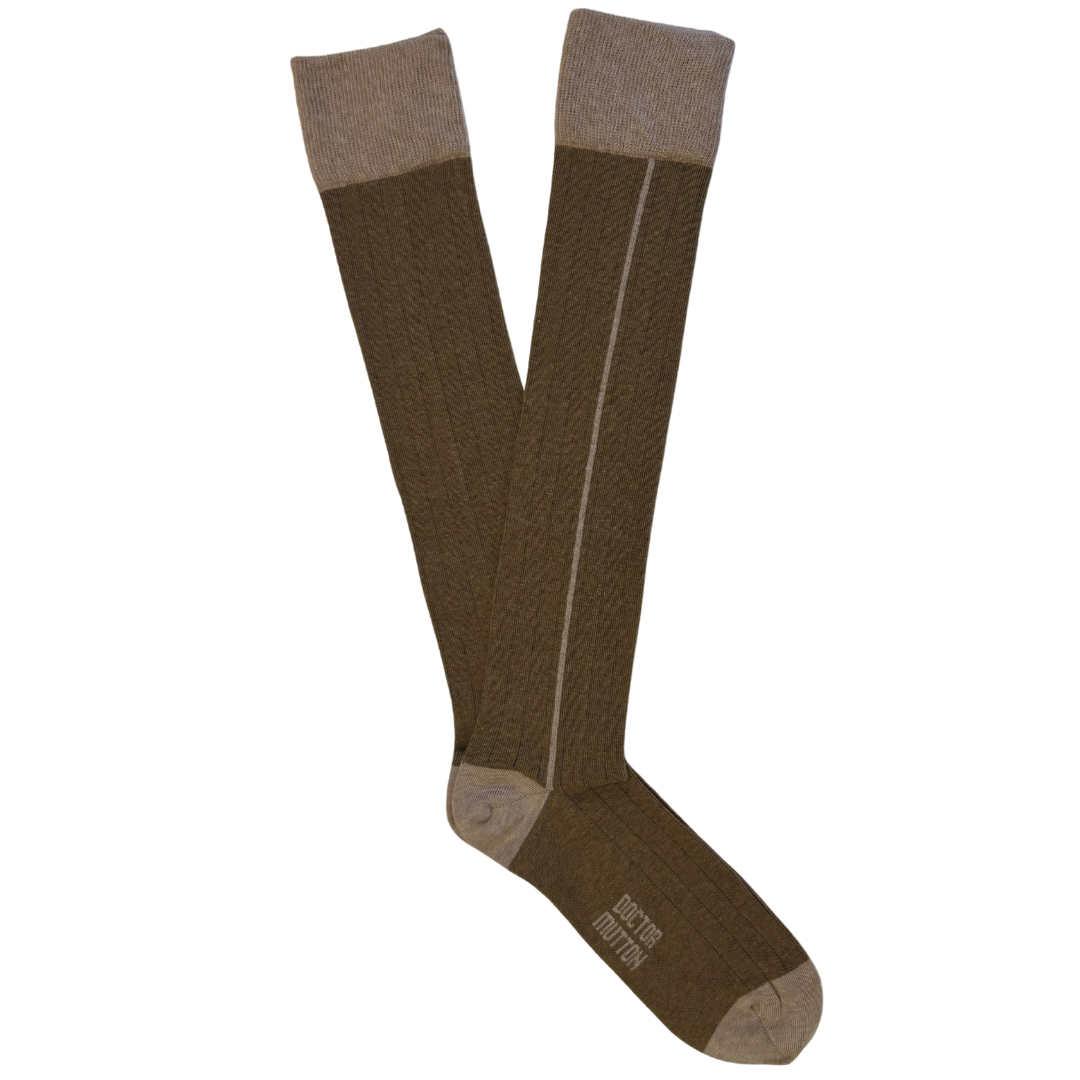 Mutton Olive sand socks