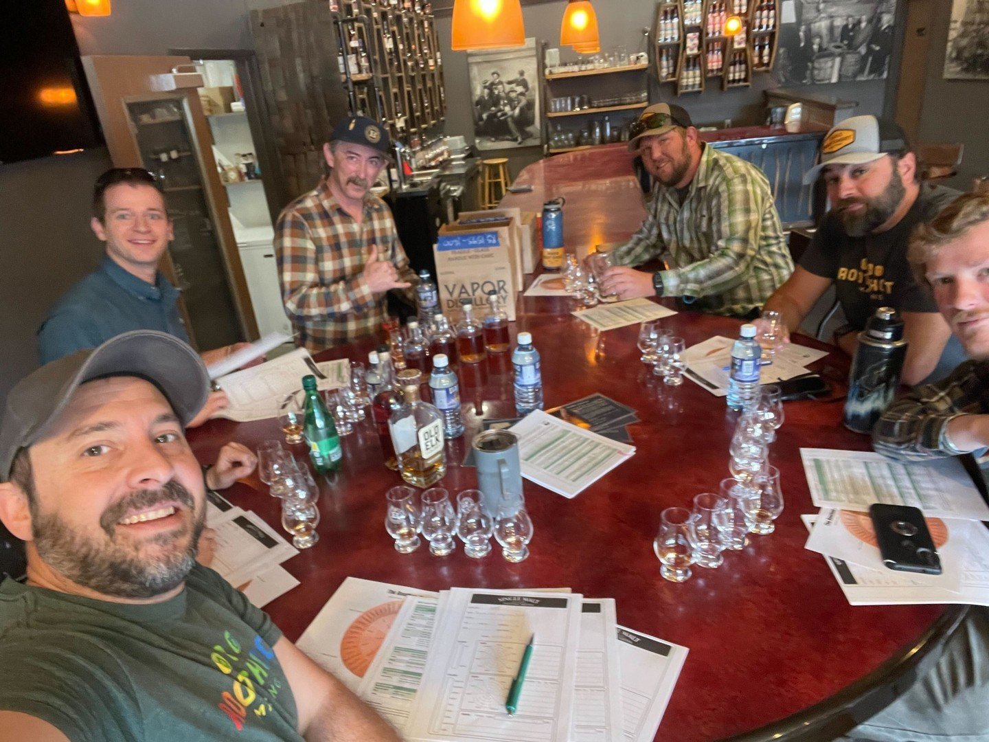 Last week, our @rootshootspirits team had a great time hanging out with our pals from @thestanleyvault tasting and nosing through barrels @vapordistillery in Boulder. We had a tasting session where we explored and savored 26 barrels of Root Shoot Ame
