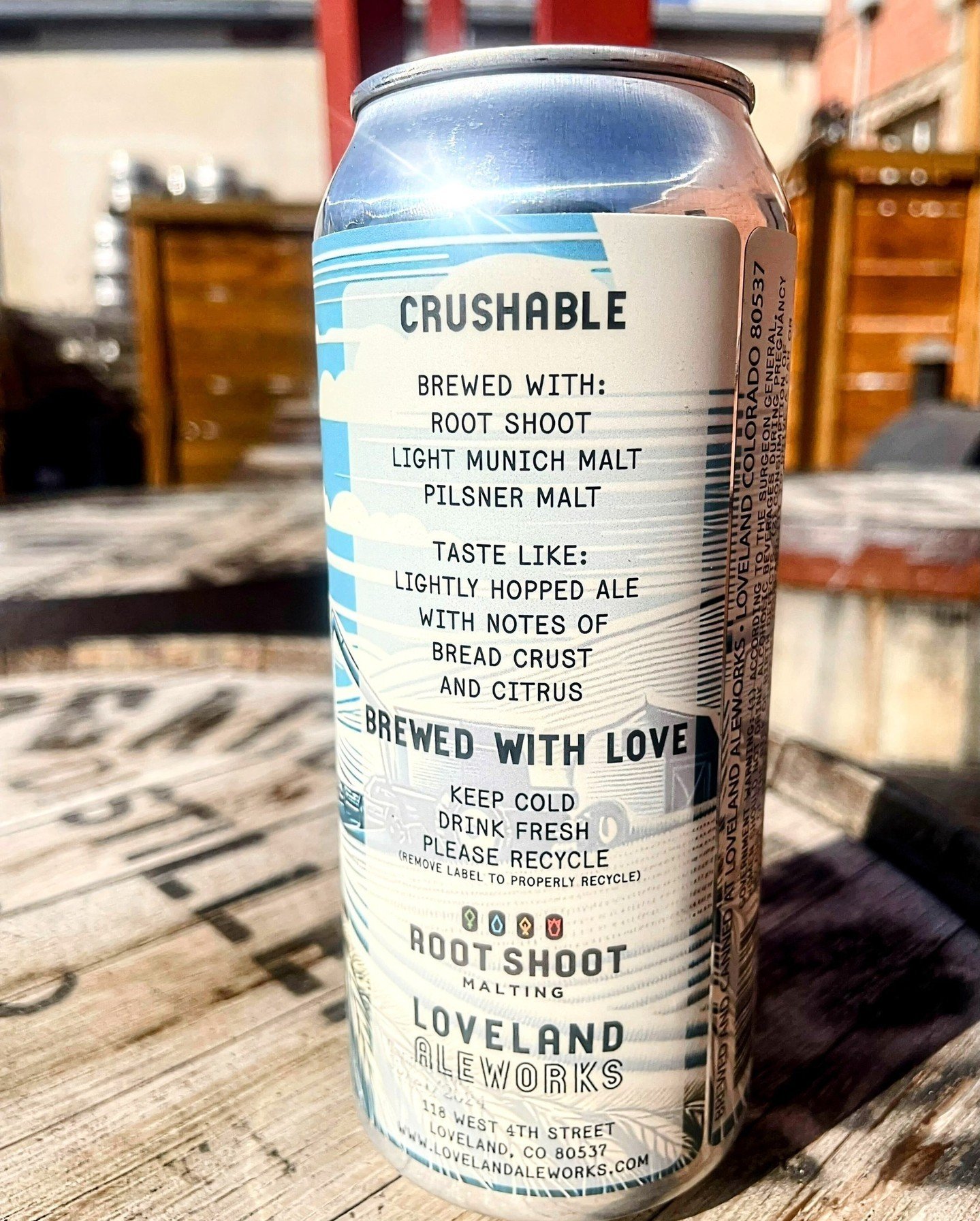 @lovelandaleworks has been crushing their can labels! 💪
Thank you for educating folks about what's in your beer, where your ingredients come from, and how crushable the beer is! 🍻💚
Go grab their Blonde Ale and New Zealand-style Pilsner and peep th