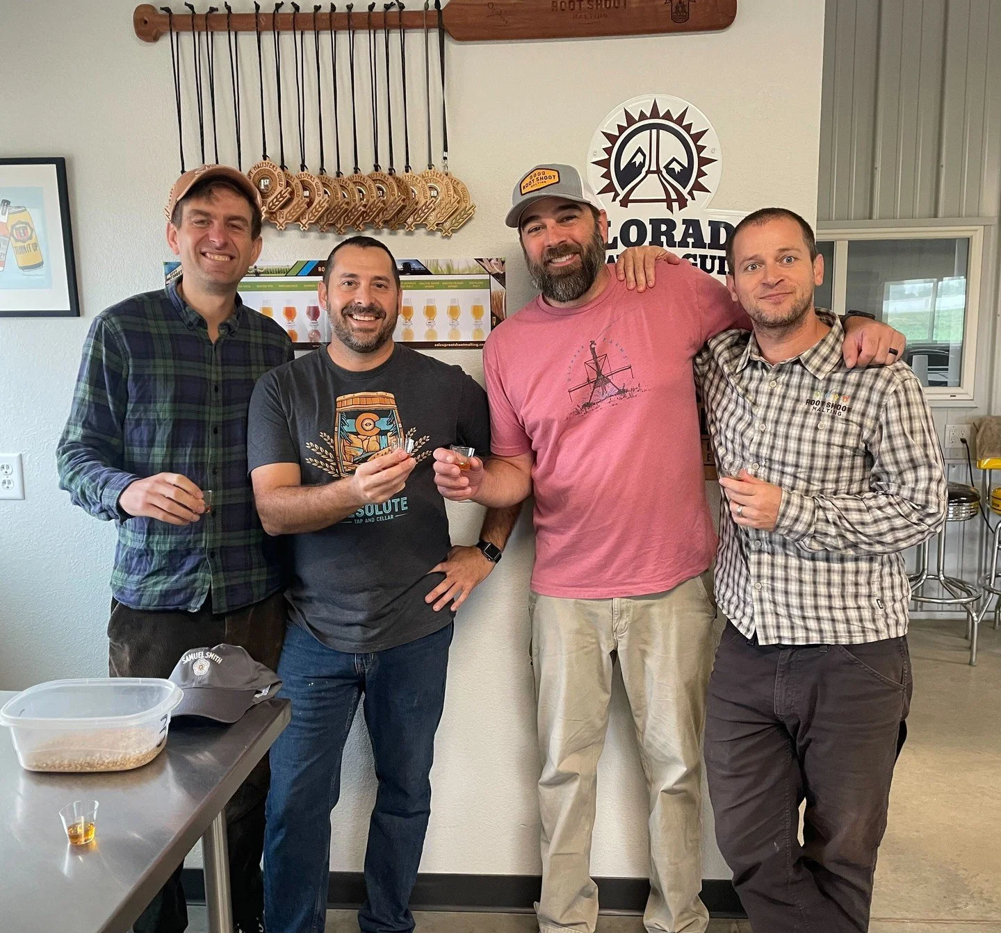 🌾 Happy #MaltMe Monday!🌾

It&rsquo;s been a busy stretch of industry visitors here at Root Shoot!🎉

We were lucky to have the legendary Pat Hayes, barley researcher and breeder at Oregon State University, stop by to run hot steeps (and, of course,