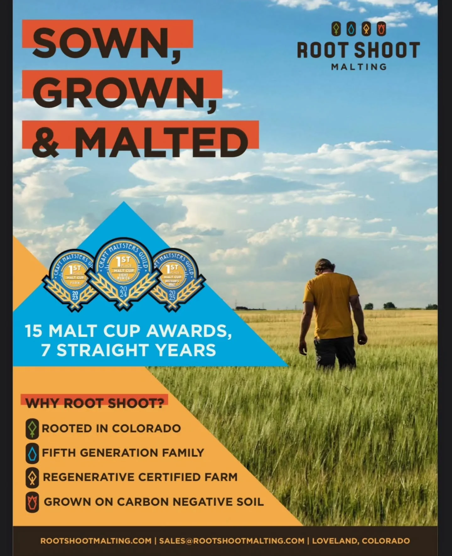 Did ya'll catch us in the latest @craftbeerbrew Mag? 
📍Rooted in Colorado 
👨&zwj;🌾Fifth generation family
🚜Regenerative Certified farm
🌾Grown on carbon negative soil
Give us a shout!