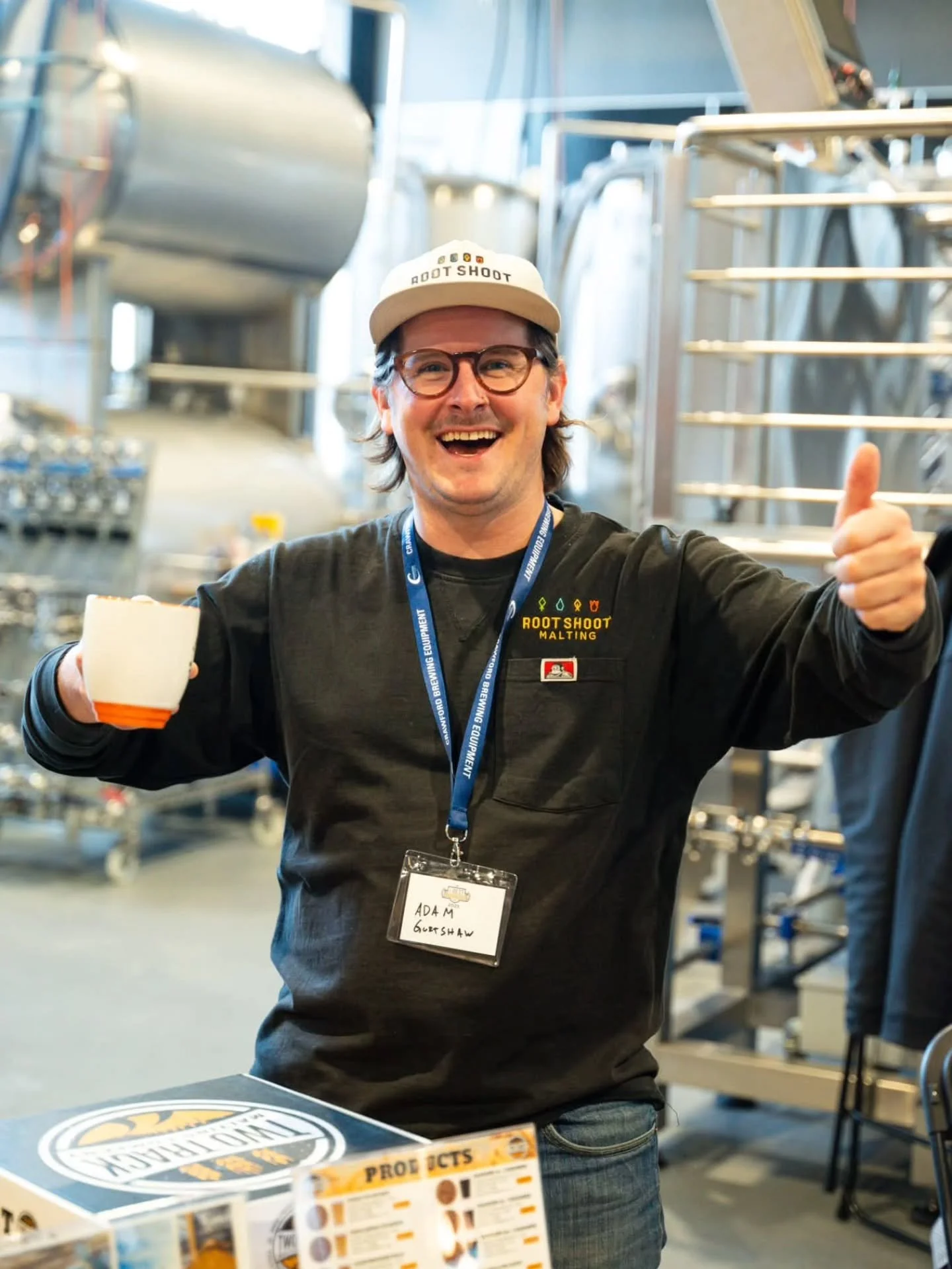 📢This week, Adam-on-the-Steep is officially taking over our socials. Why?
Because it&rsquo;s his Root Shoot workaversary, he&rsquo;s been absolutely everywhere lately, and honestly&hellip; the man generates enough malt-fueled chaos to power a full c