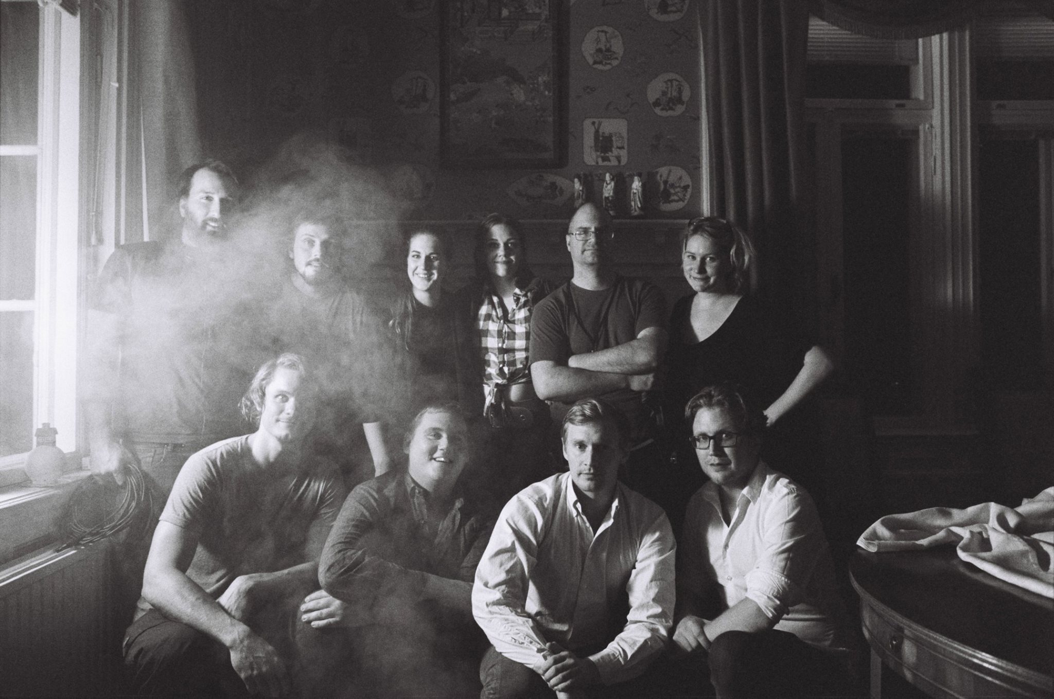 Reklamfilmspitch — with Gianluca Dolfi , Jesper Brodersen , Lovisa Lunneborg , Victor von Schirach , Hanna Edh , Anders Dahl , Nils Tamm , Marina Svala Nyström and Tom Cedwall .