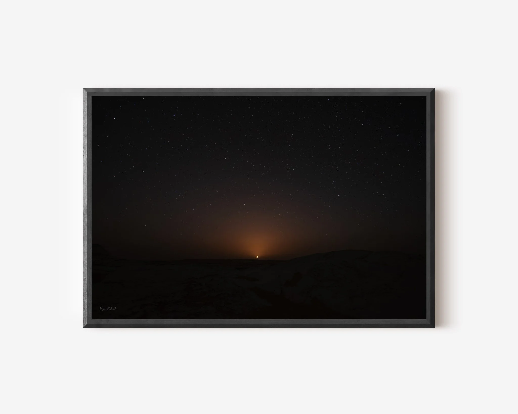 Moonset Over the Sahara | Fine Art Night Photography