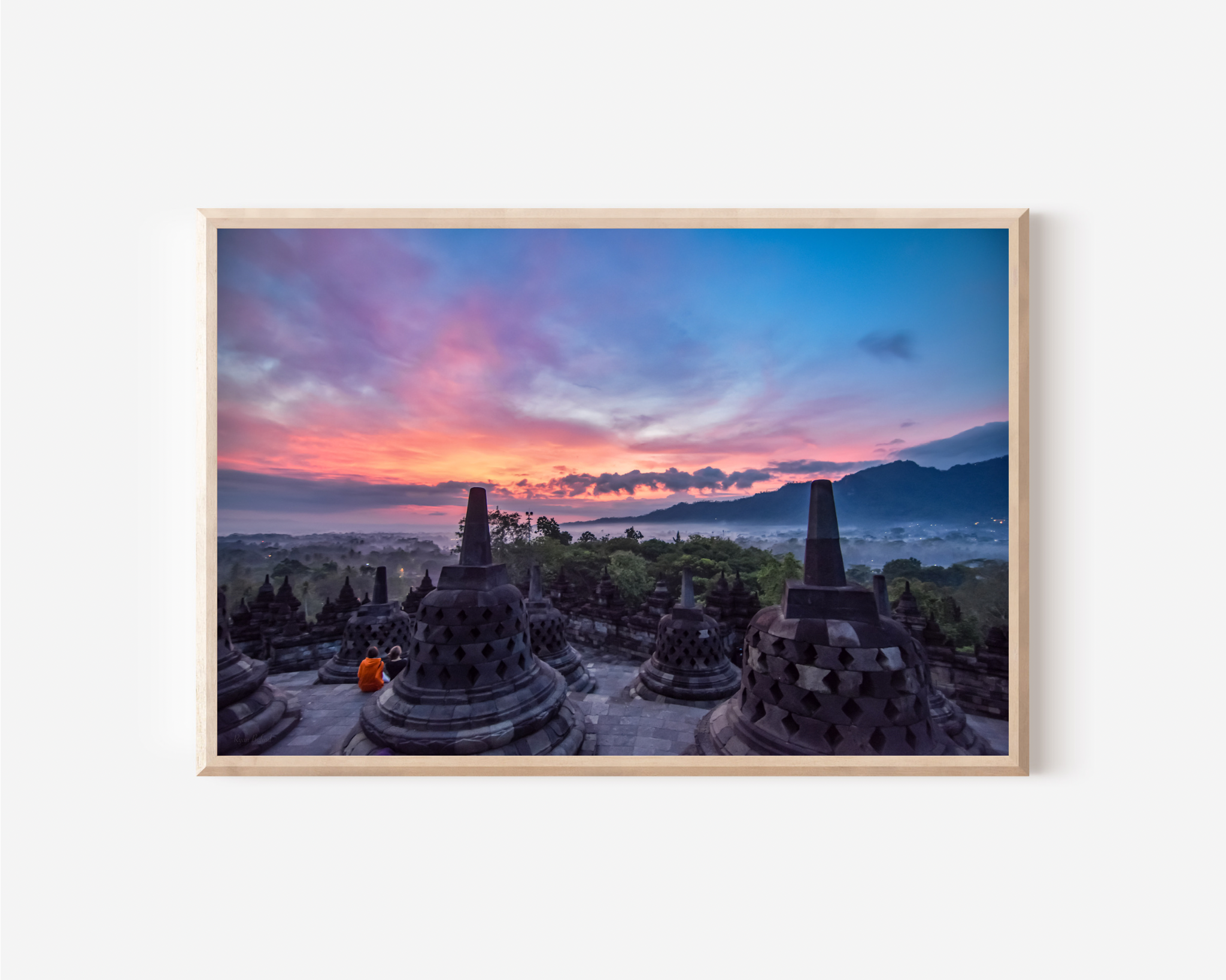 Temple Sunrise Wall Art