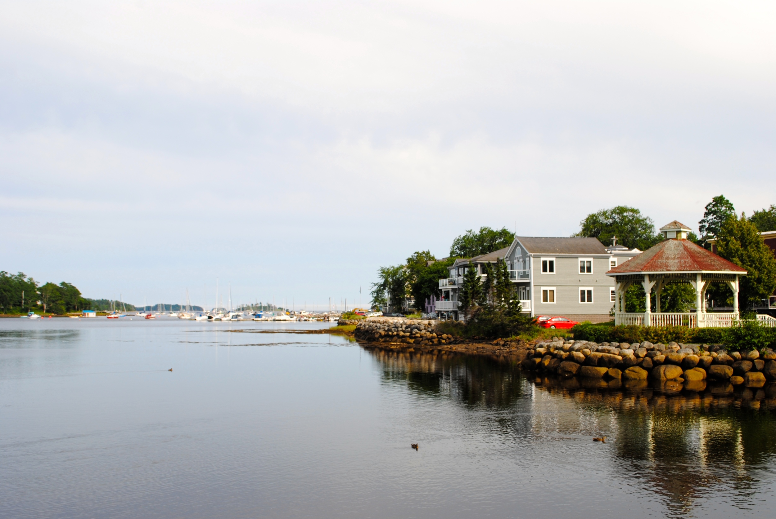Afternoon hangouts in Mahone Bay.