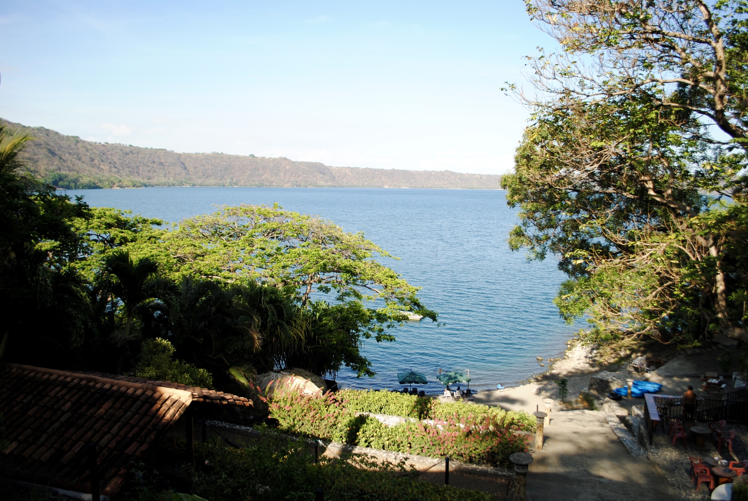 Enjoying Laguna de Apoyo at Monkey Bar