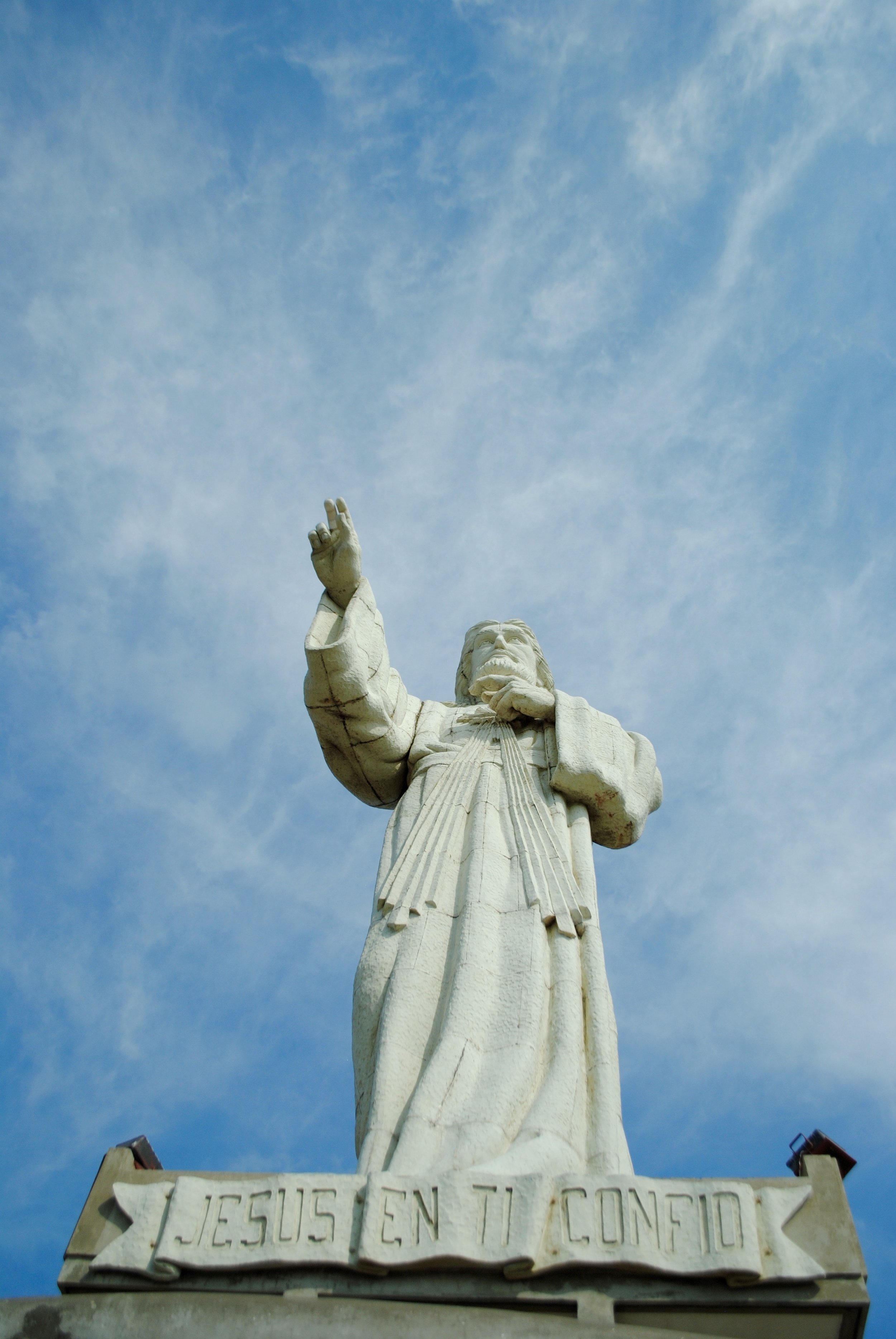 Christ of Mercy statute in San Juan del Sur