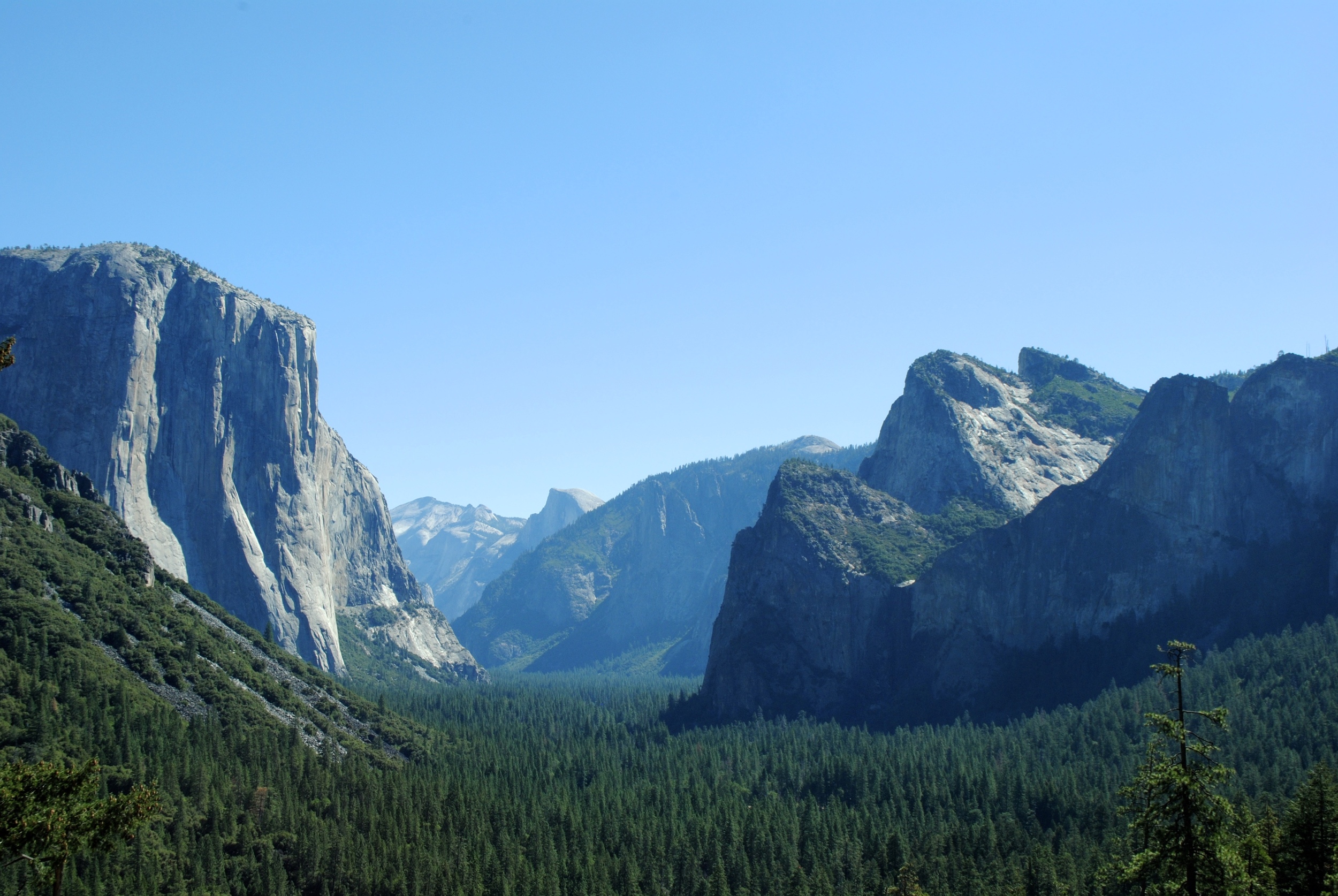 The very epic Tunnel View - no hiking required.