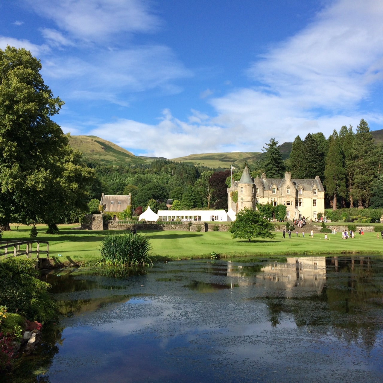 The backdrop of the most magical wedding I have ever attended - Duntreath Castle