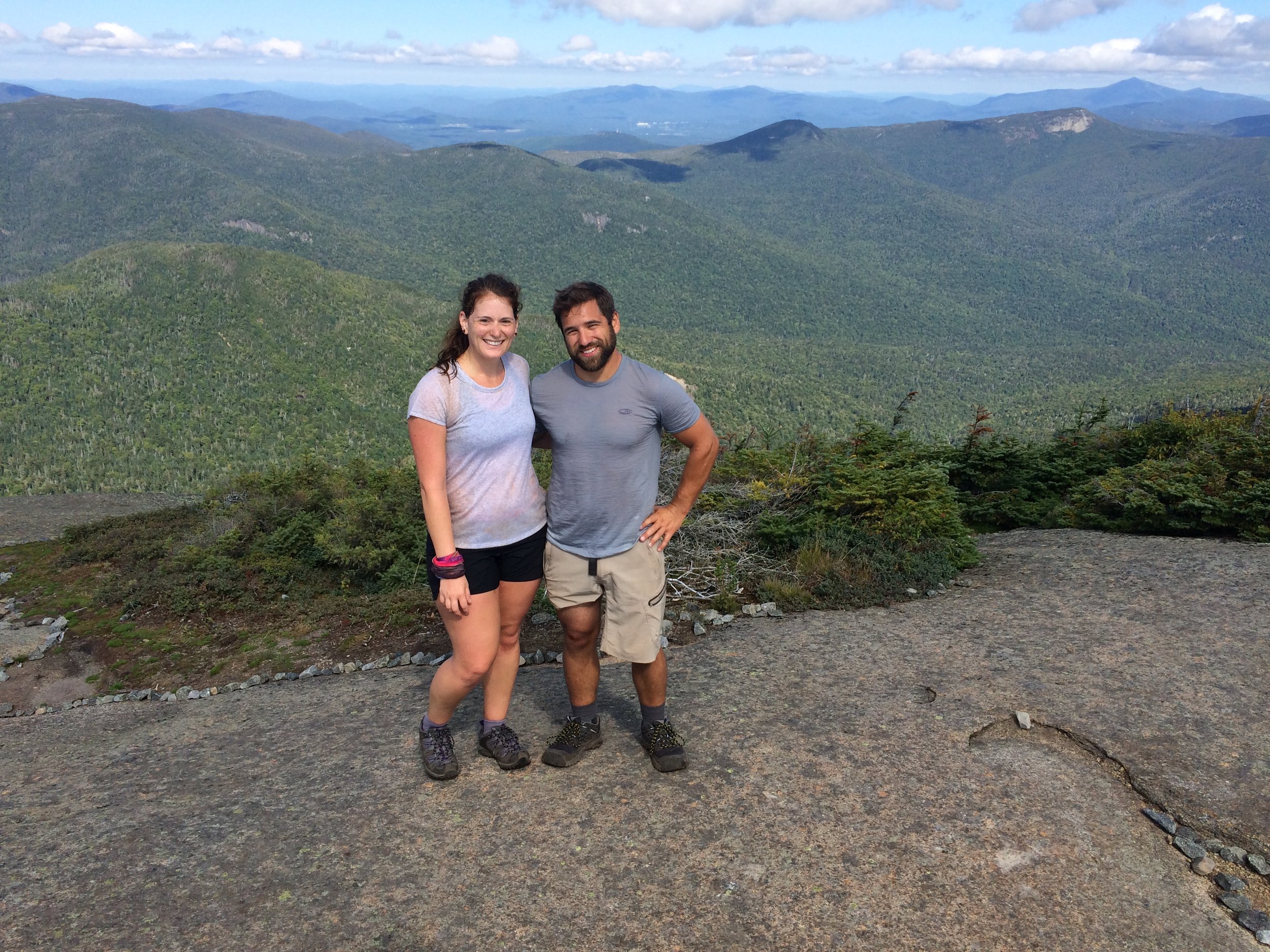 The top of Gothics - my favourite hike in the Adirondacks to date!
