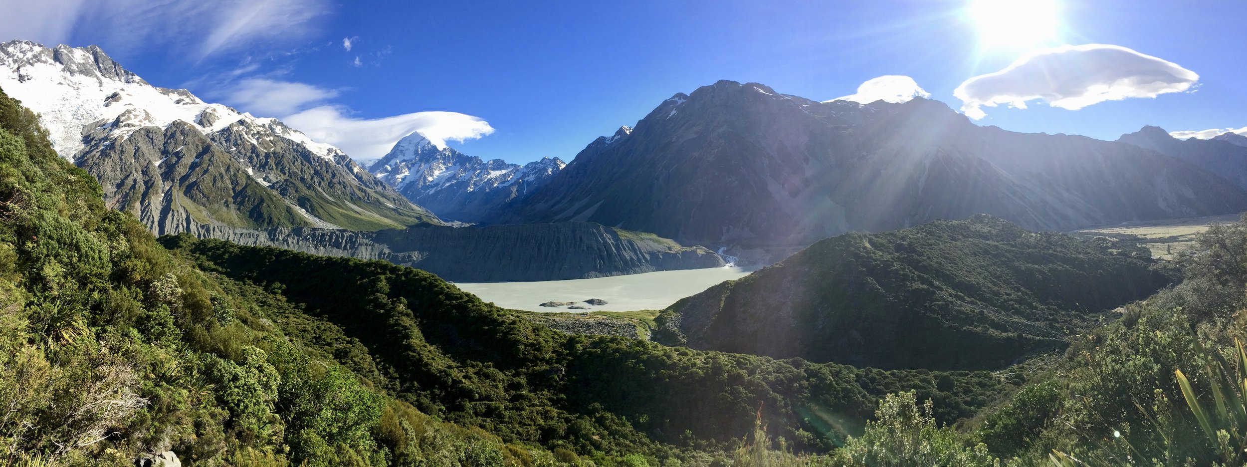 Gorgeous views at Mount Cook National Park.