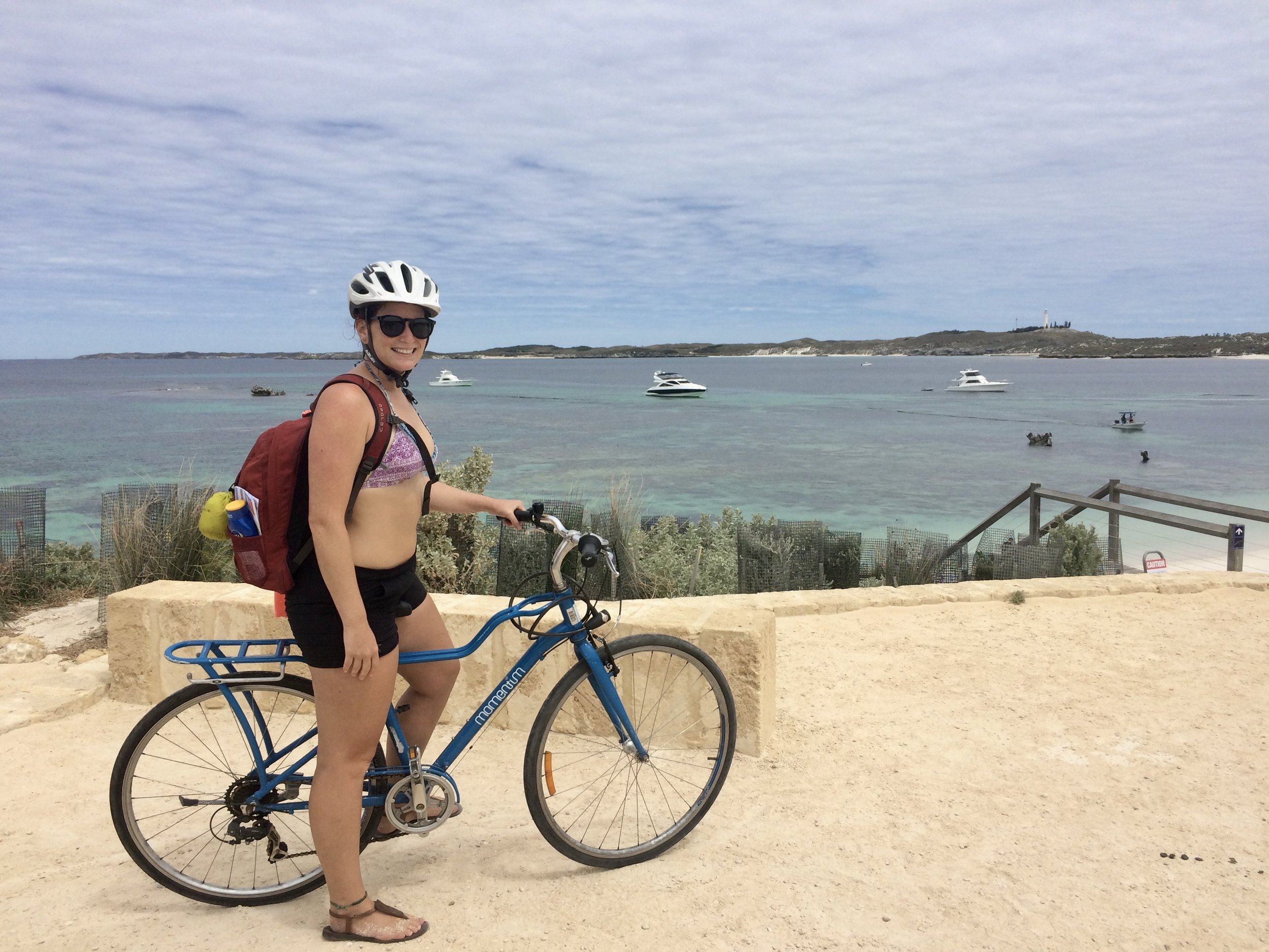 Exploring Rottnest on bicycle - an active, busy day!