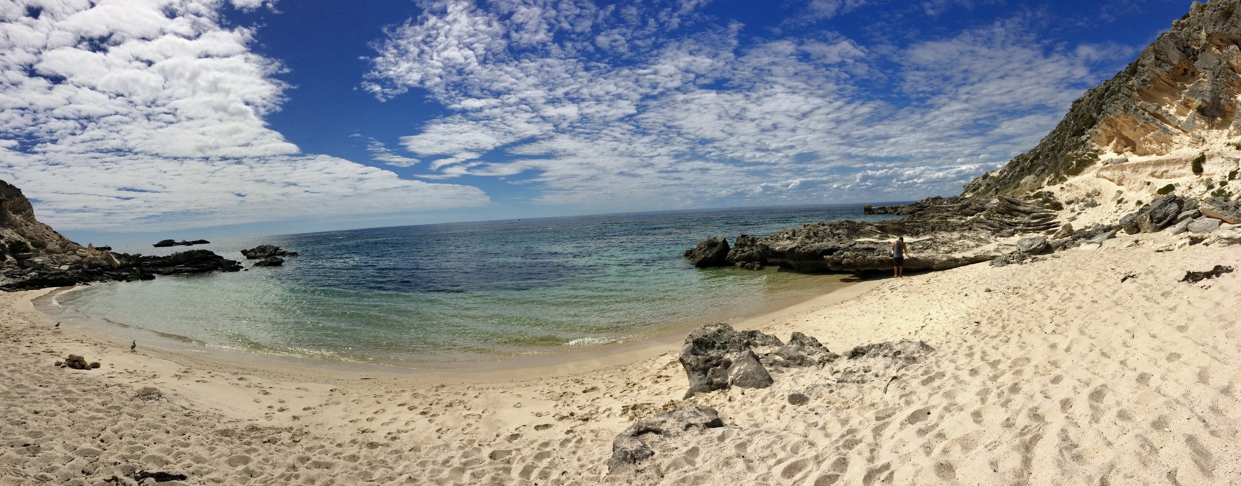 Private beach for a little snorkel and lunch break.