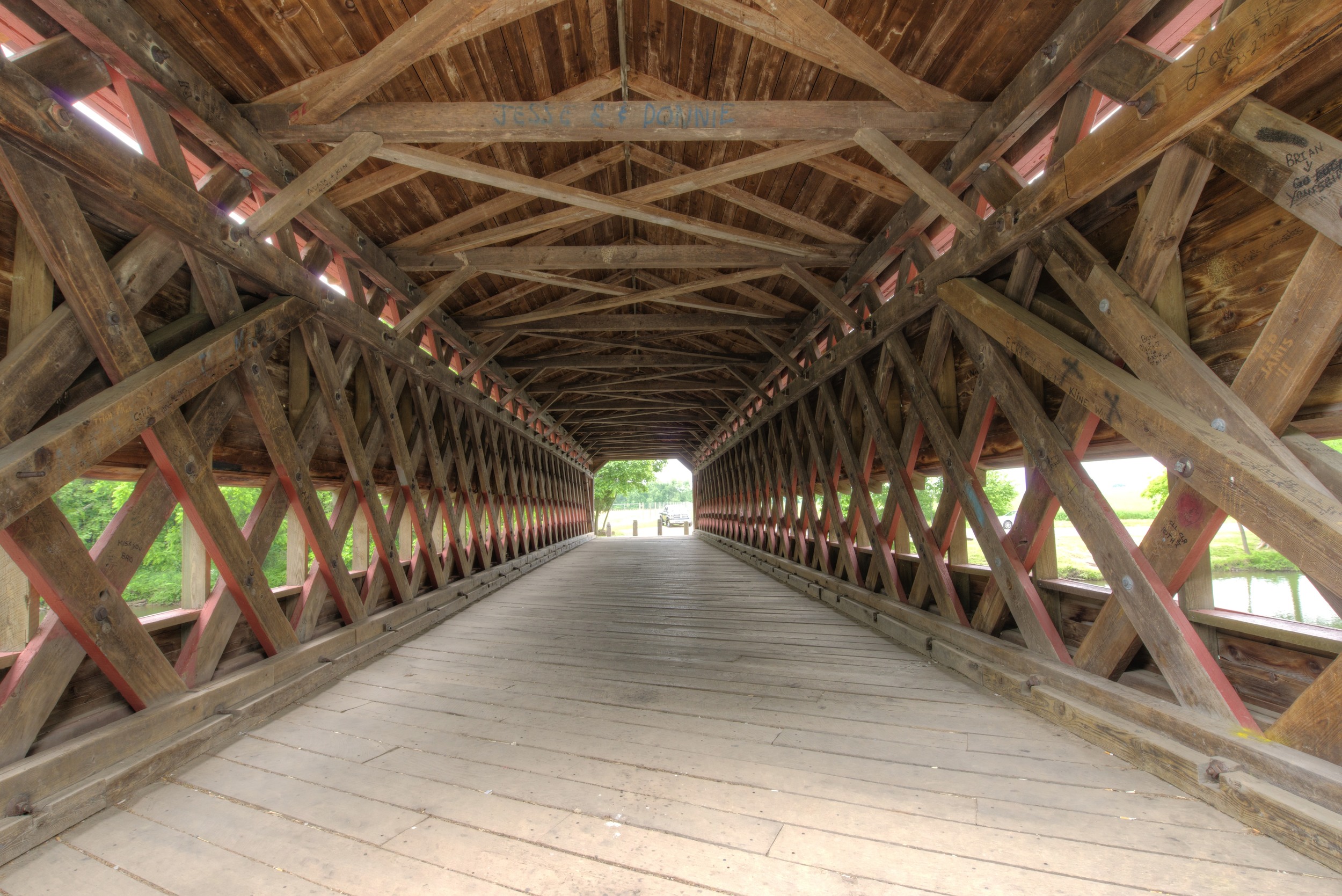 4018 Interior Sach's Covered Bridge Gettysburg