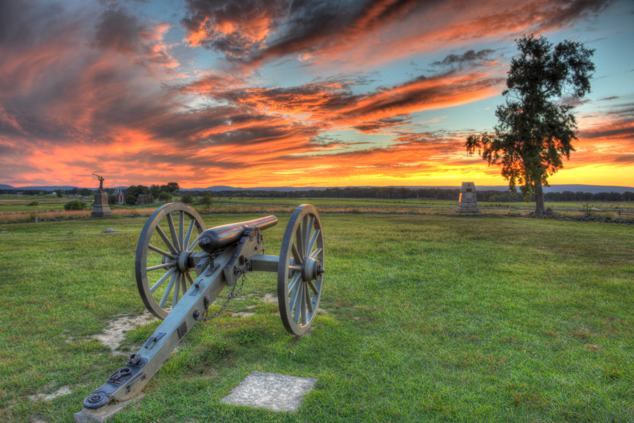 7537 Civil War Canon Gettysburg Battlefield