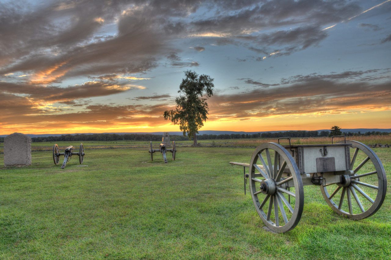 7516 Civil War Canons Gettysburg Battlefield