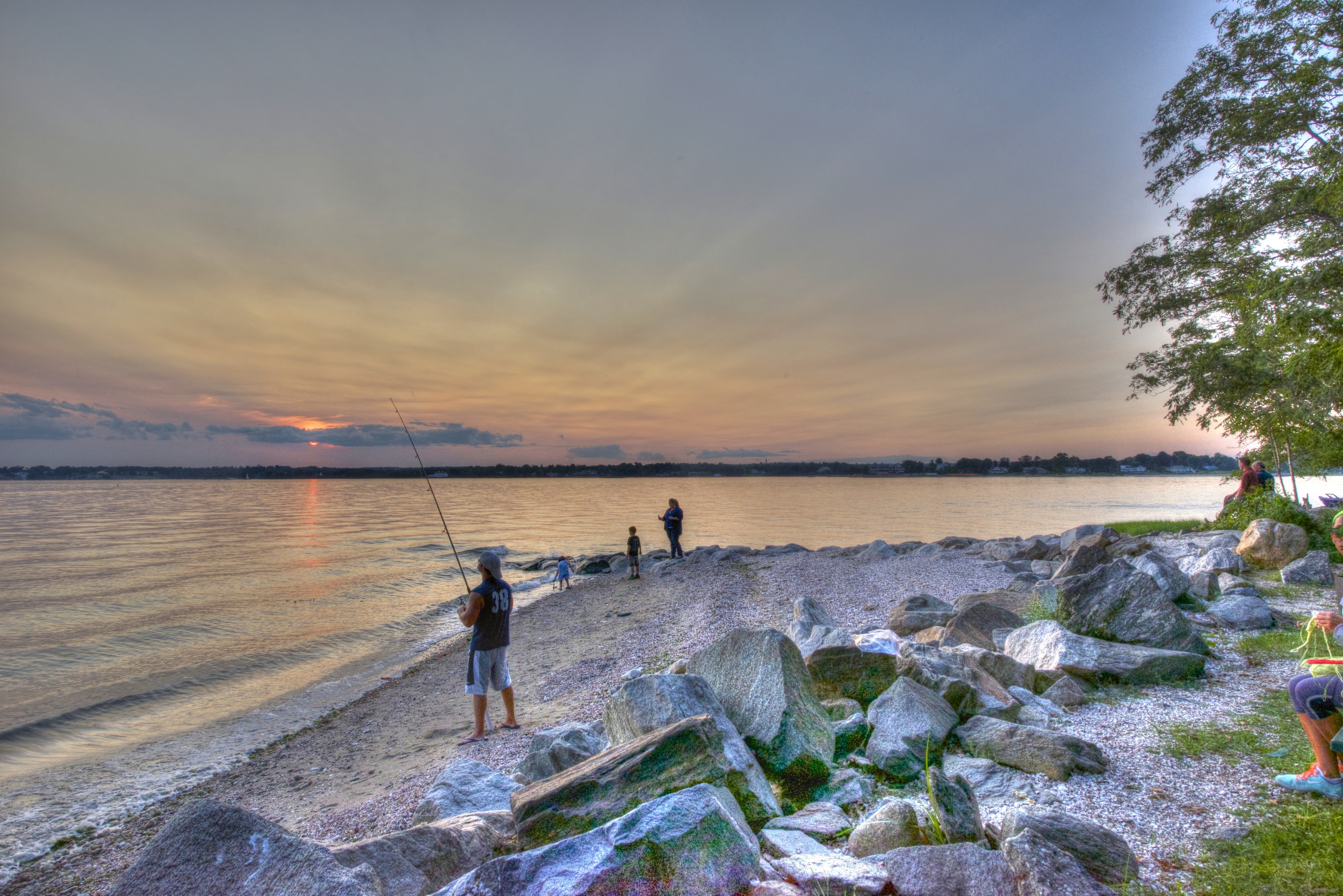 6231 Sunset Fishing Greenwich Point
