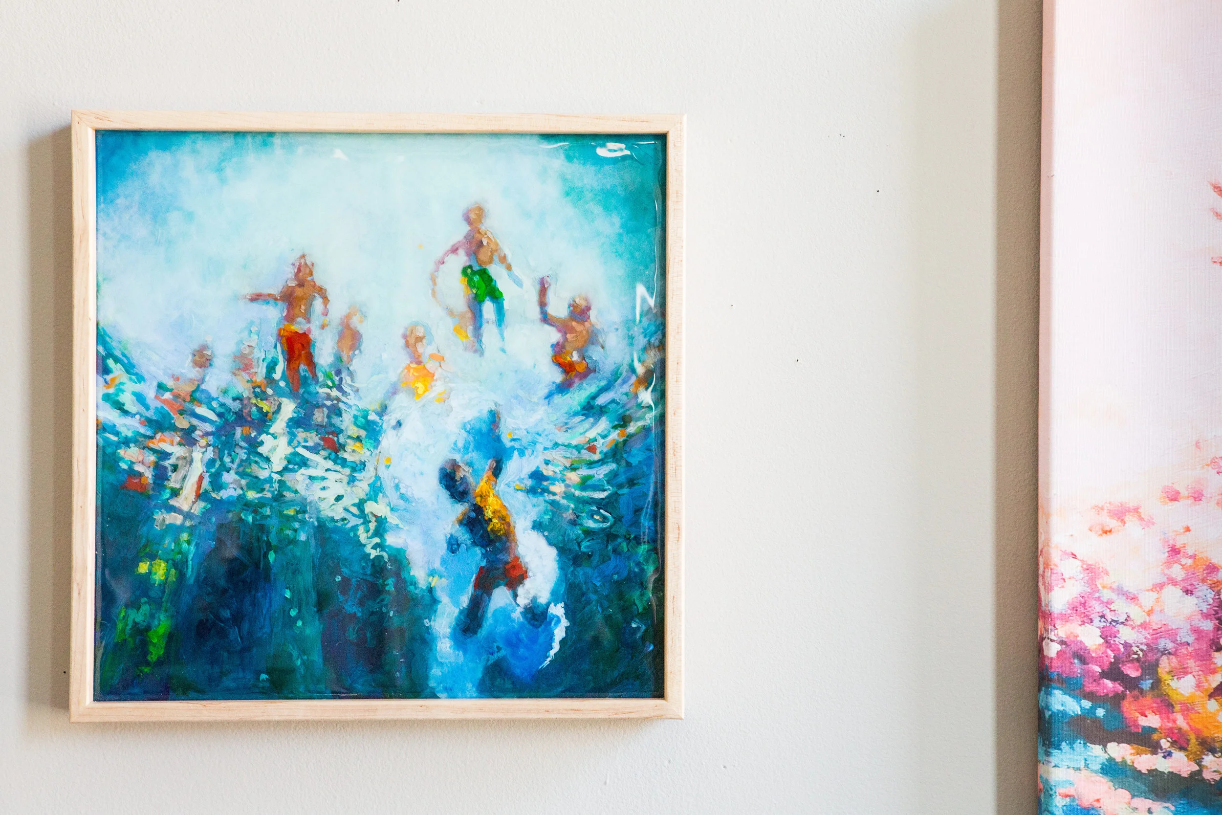 Breaking the Surface 16 x 16 Epoxy & Glass
