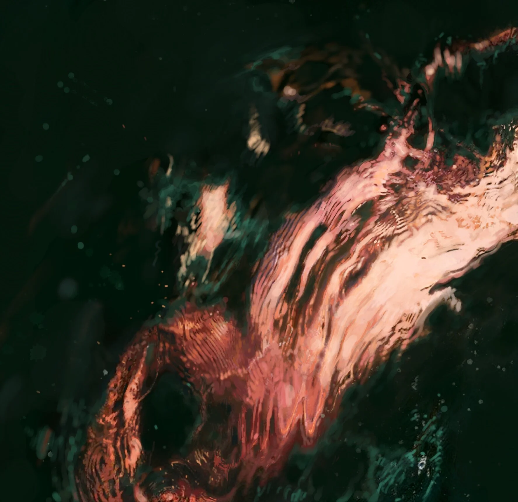 Scout Cuomo painting swimmer art