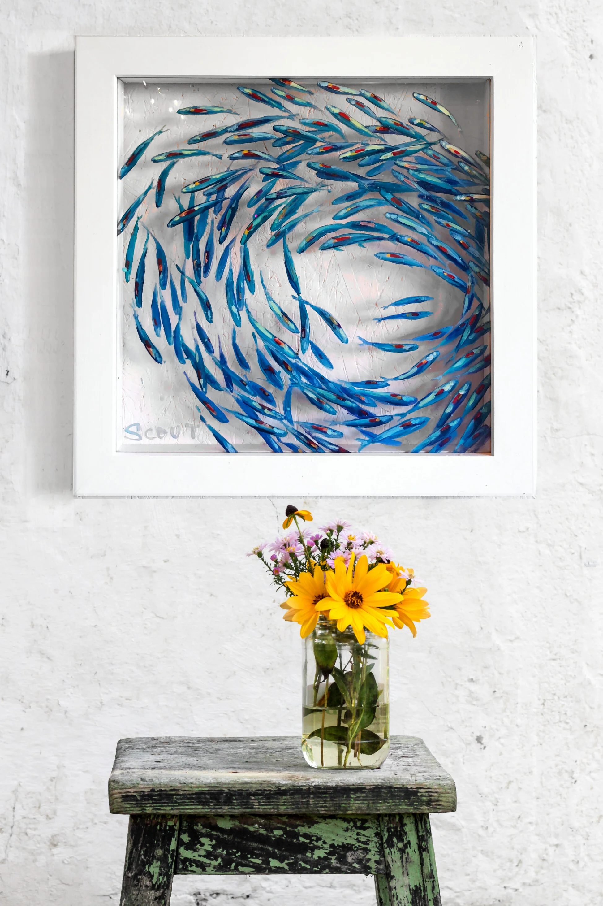 Shimmering Shoal painting (Copy)