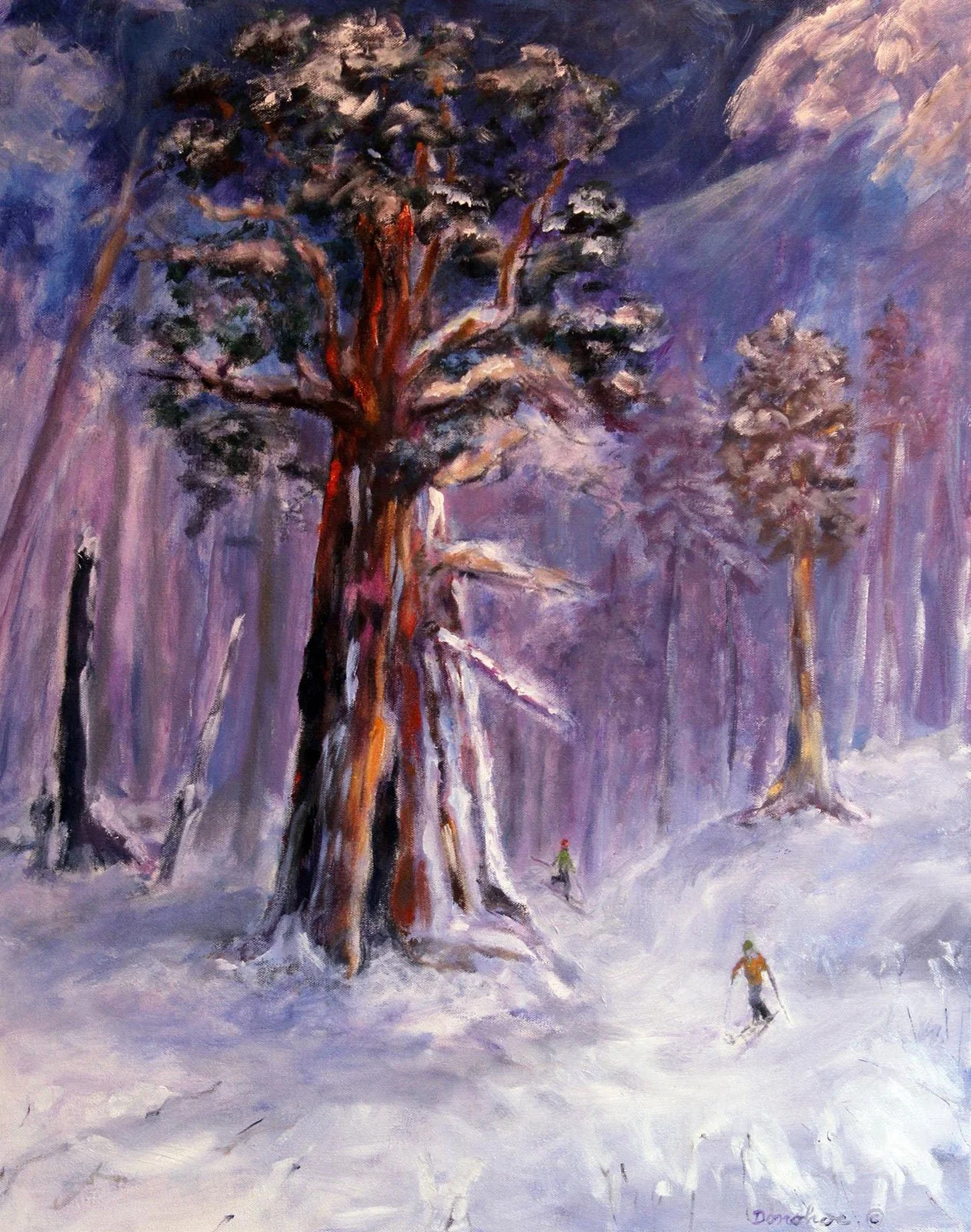 Moira Donohoe, Skiing Through the Ancients