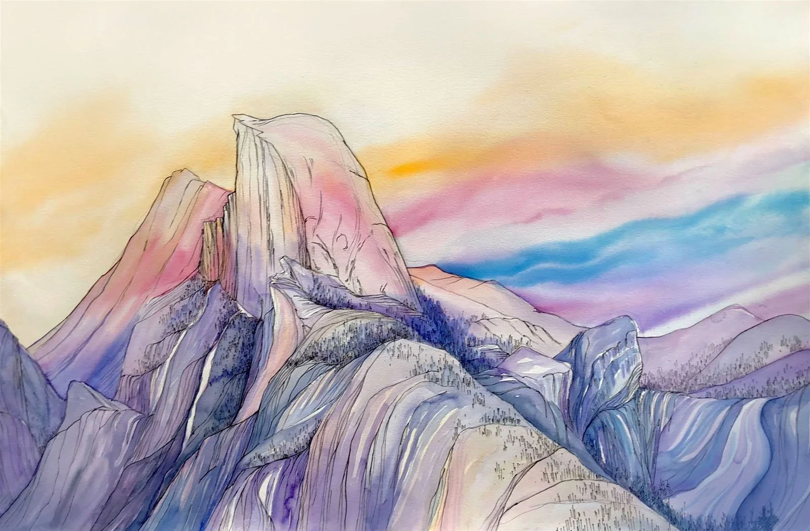 Nikki Frumkin, Half Dome at Sunset