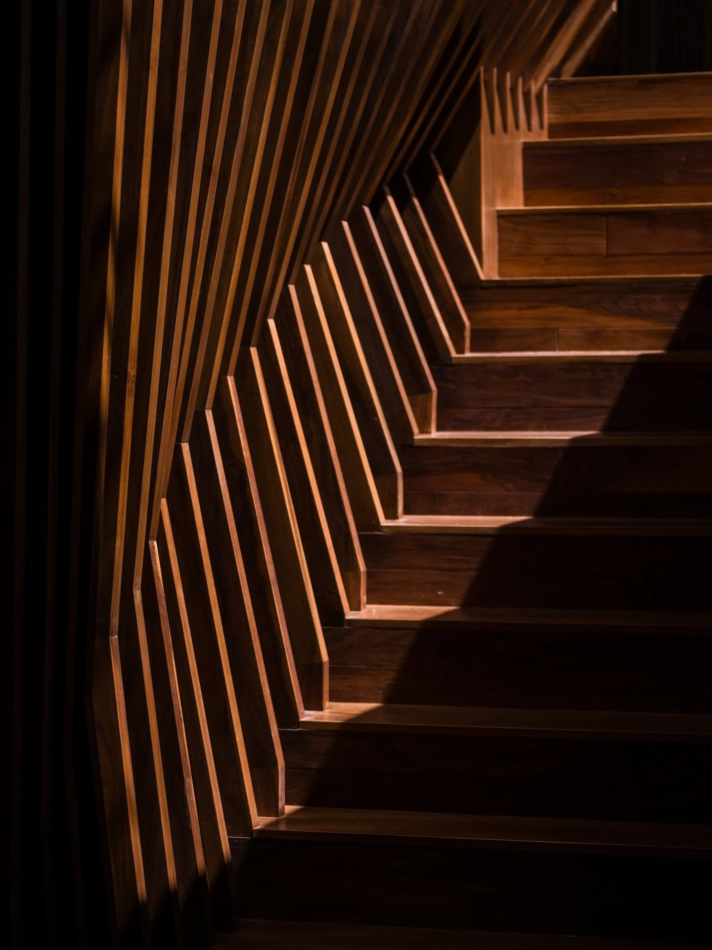 Stairs have always been a point of fascination in our design. This one, stands out. Designed for @jamesjeanart, we took strong inspiration from his works, as well as adding some throwback to Frank Gehry&rsquo;s early works. This particular project is