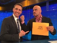 (Left to Right: Ron Kruck isn't scared of Bas Rutten's April Fool's Prank 