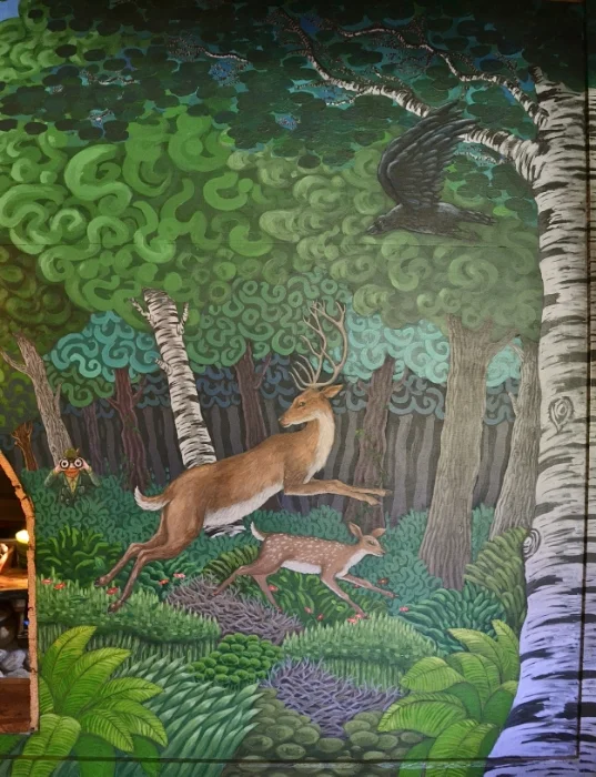 Hansel & Gretel mural (detail)