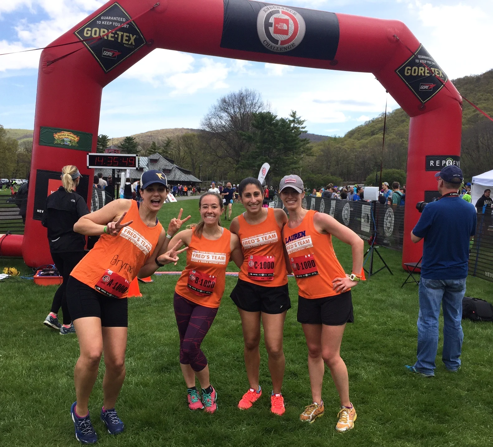 BEAR MOUNTAIN TRAIL RUN - Marathon Relay Finish Line.