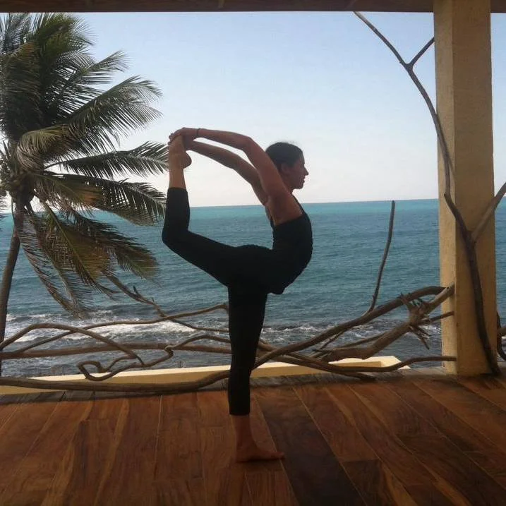 In addition to running, Lauren is also a certified yoga instructor.