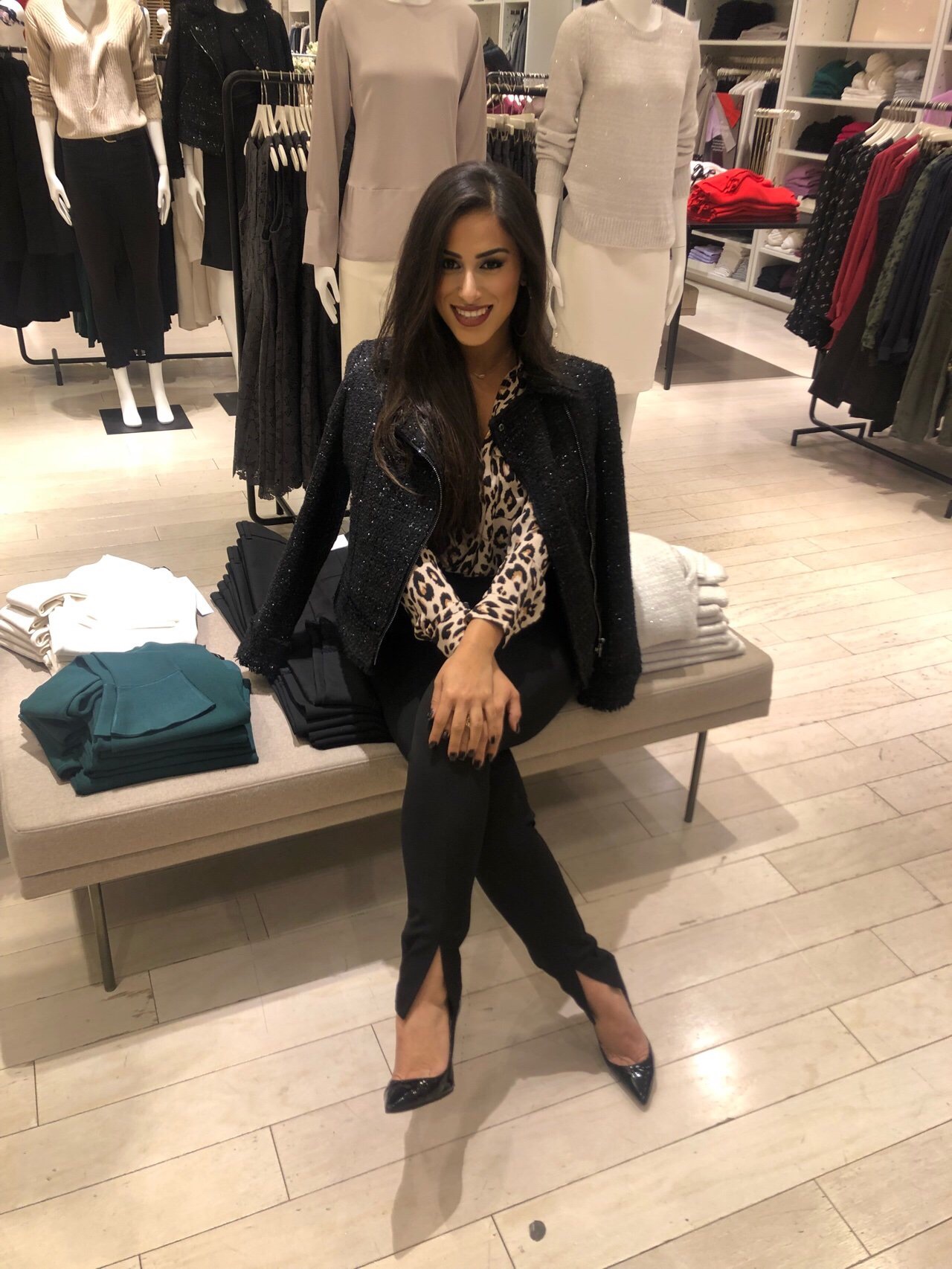 ann taylor animal print shoes