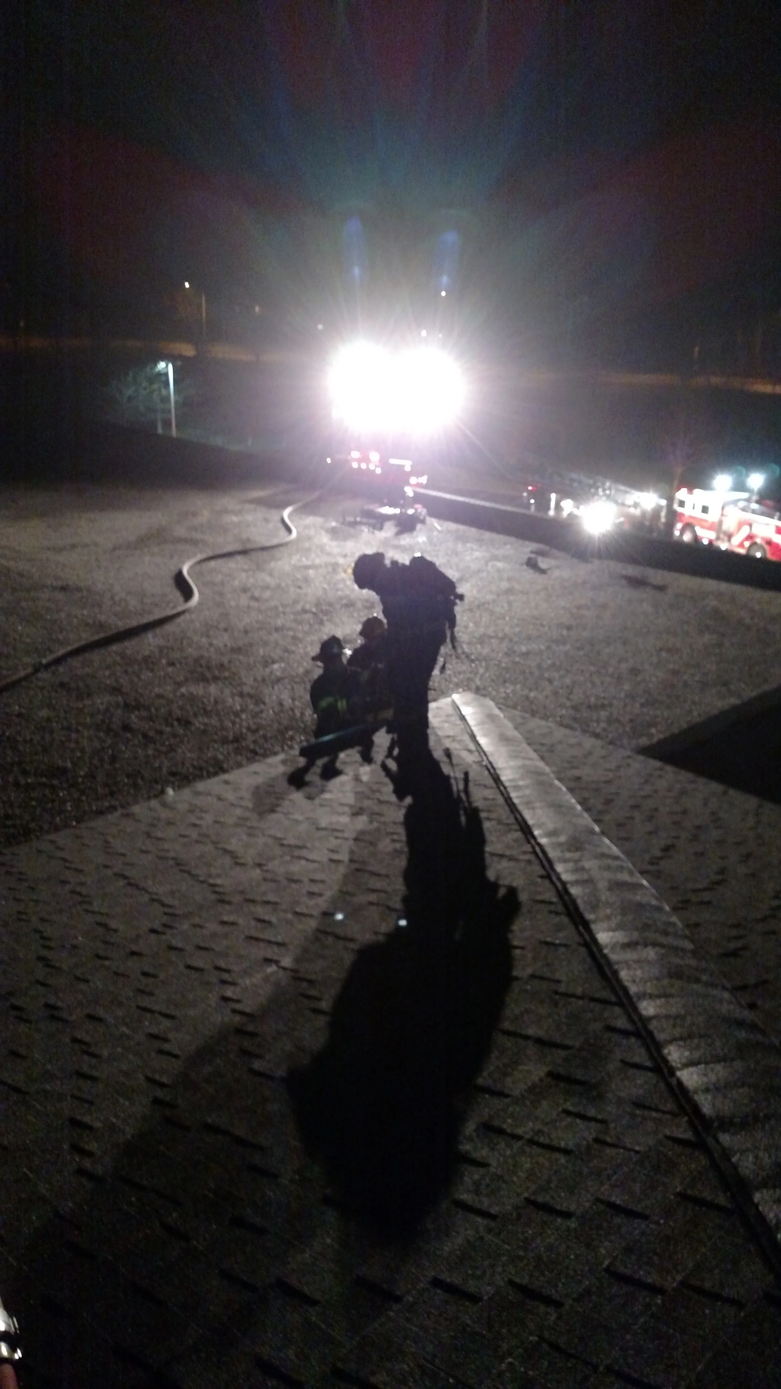 Blacksburg Middle School Roof Fire - 03/14/16
