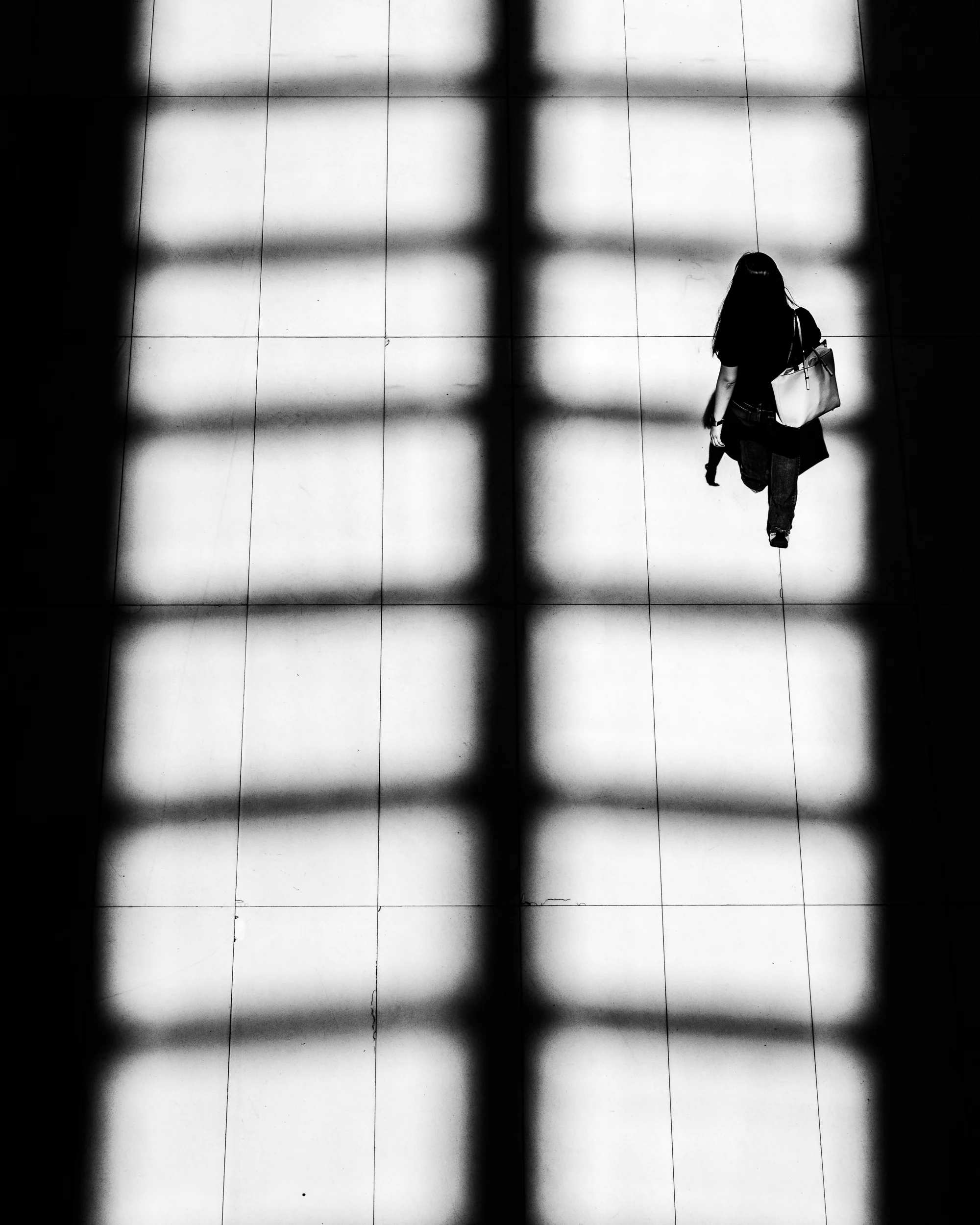 Walking in the light. 