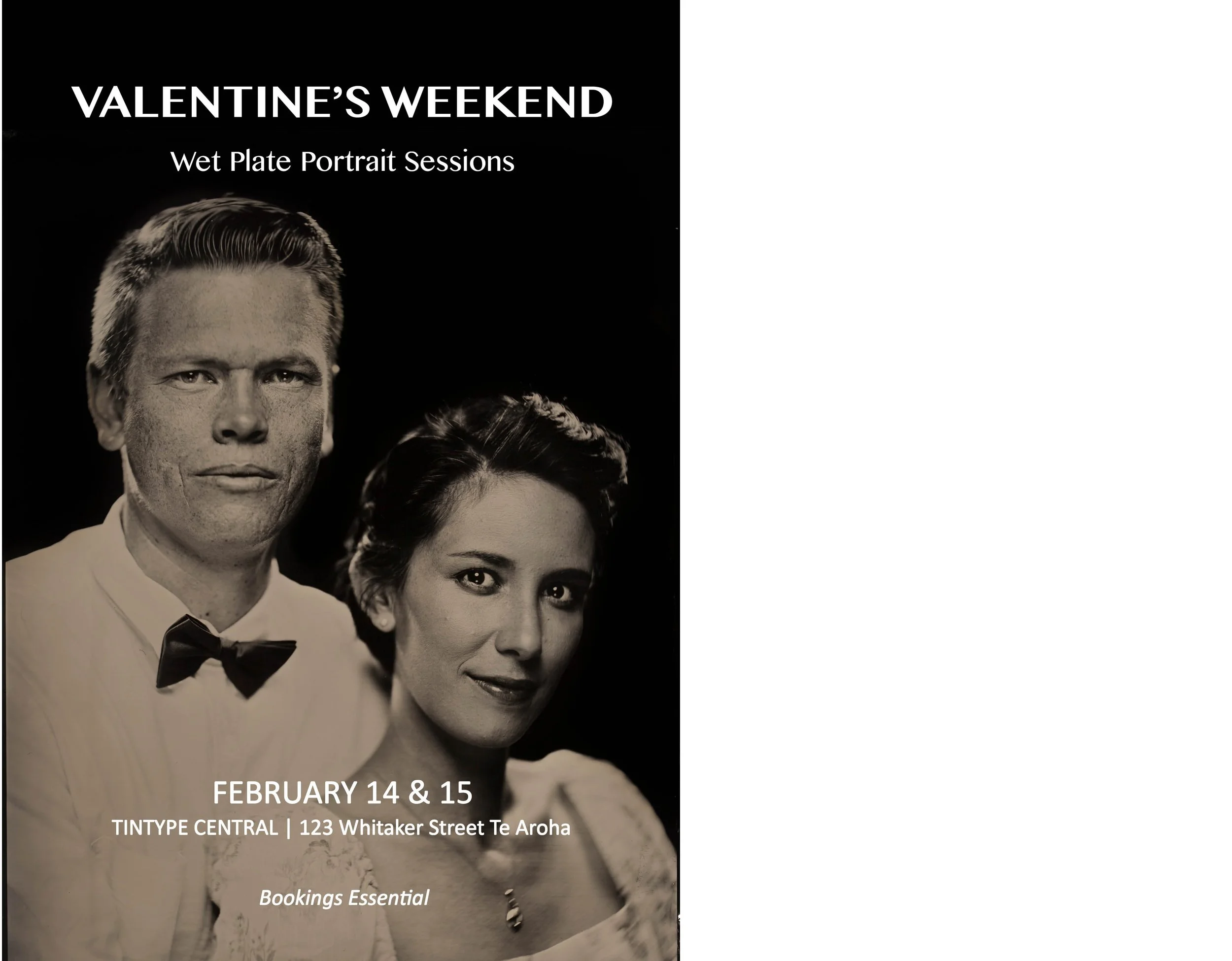 Valentines Day Weekend: Wet Plate Portrait Sessions