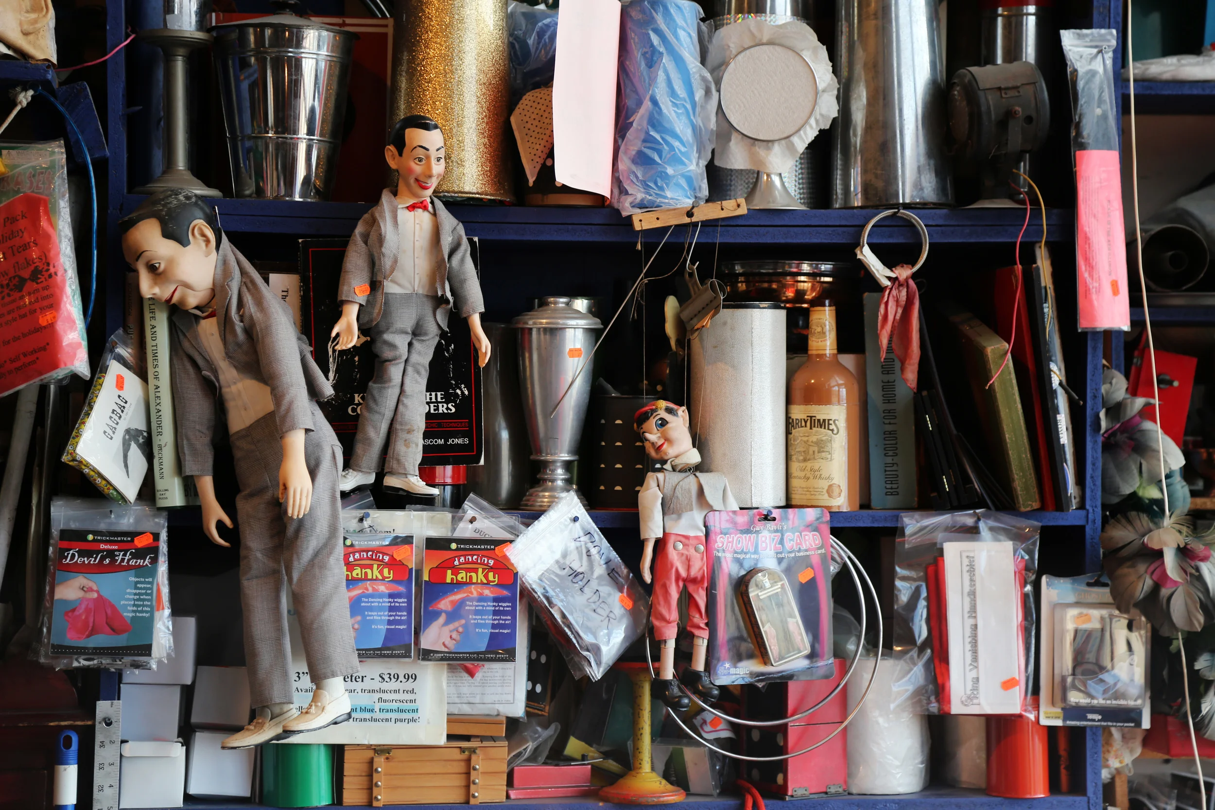 All sorts of goodies can be found at the Magic shop.