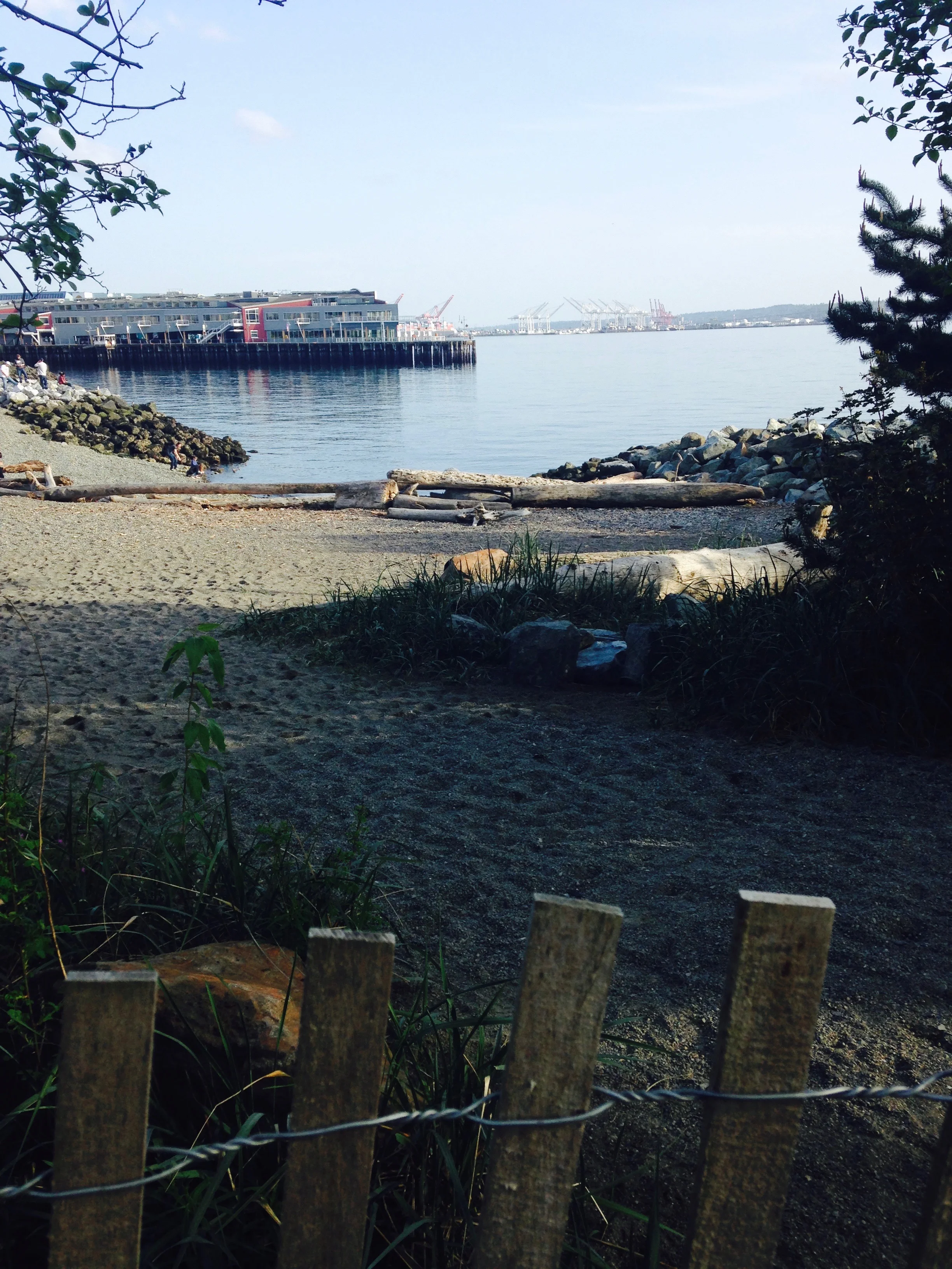 Myrtle Beach Park takes you right up to Puget Sound.