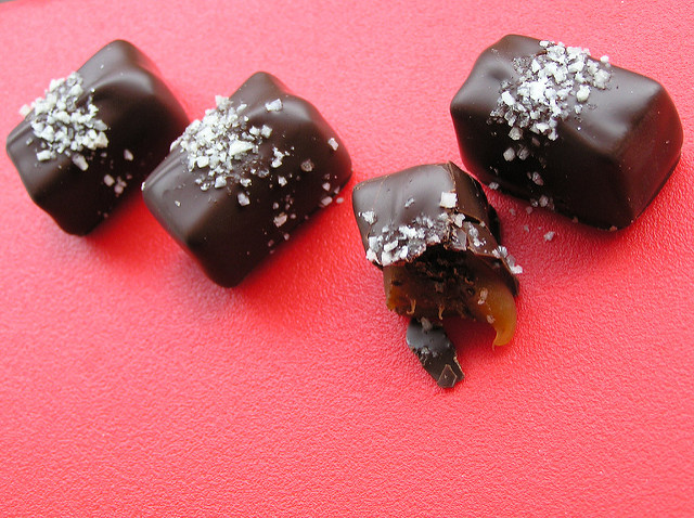 Salted Caramels from Fran's Chocolate say I LOVEEEEE you!