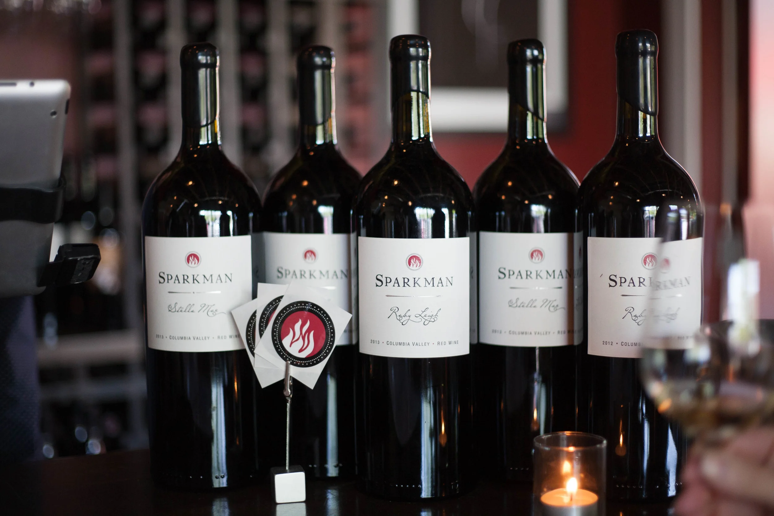 Tasting at Sparkman Cellars.