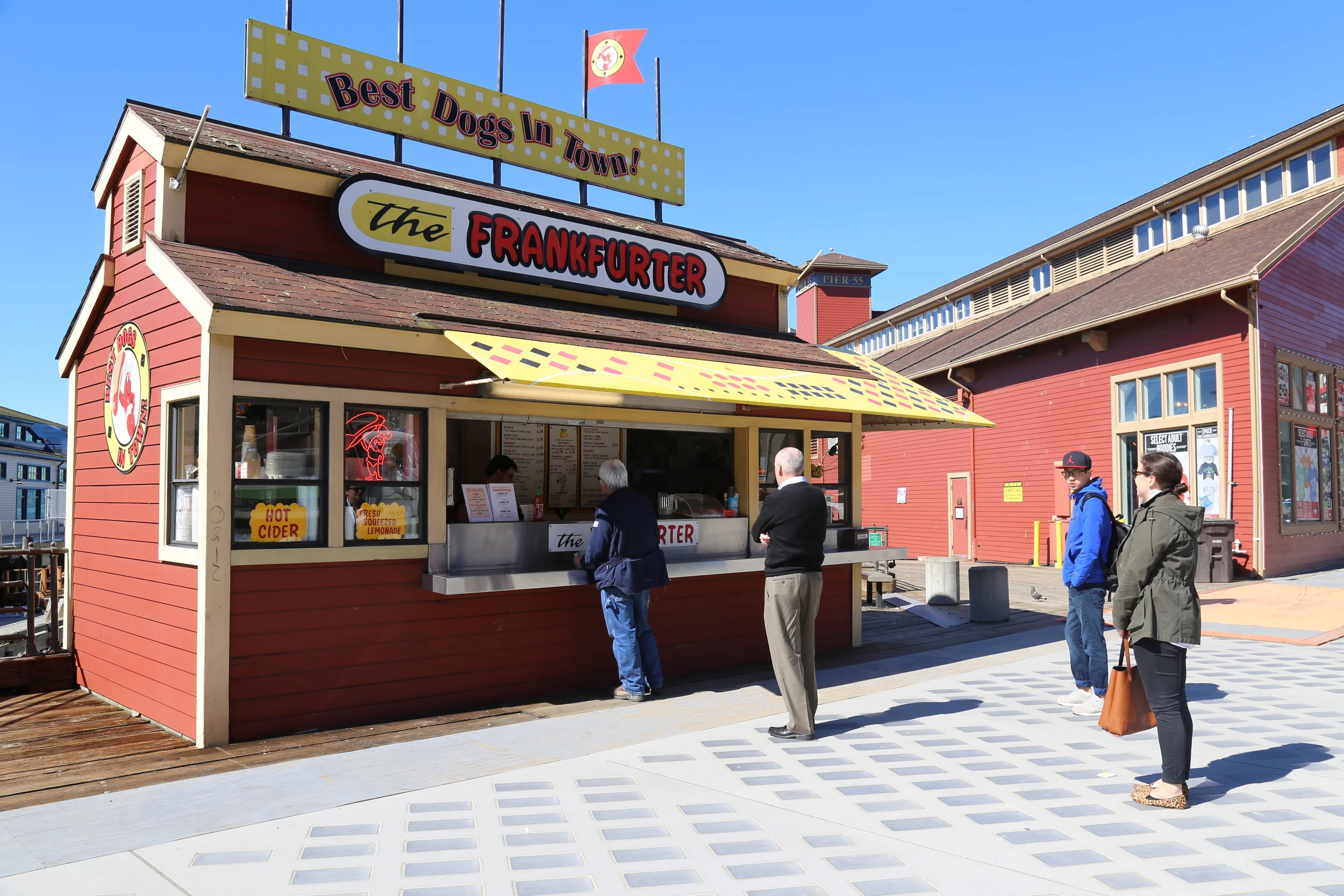 Possibly the best hotdog in town.