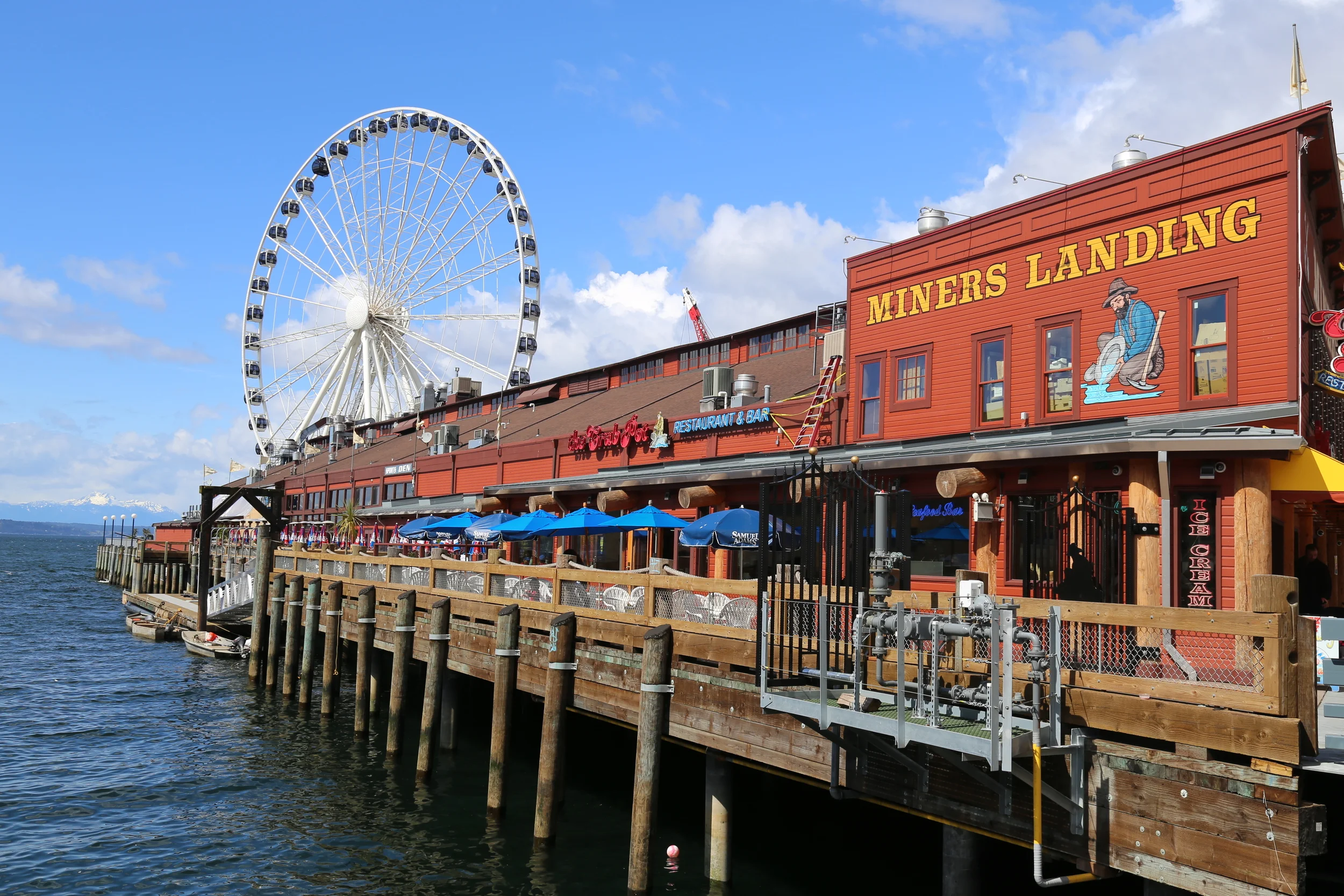 The Great Wheel gives excellent views.