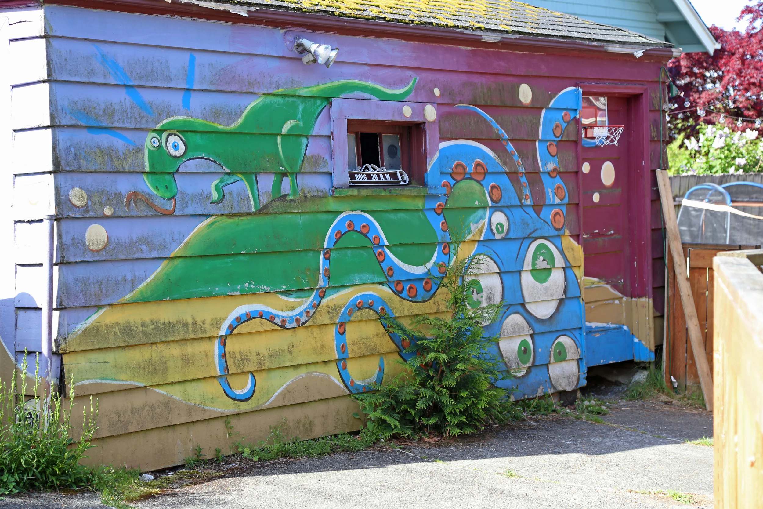 Space Lizard found in a residential alley at 8016 20th Ave. NW