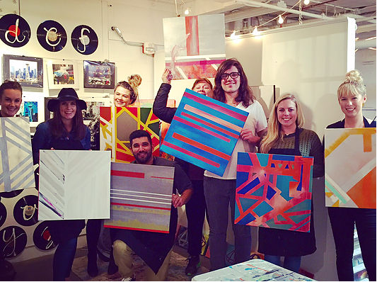 Photo of art classes from Brooke Westlund's website .