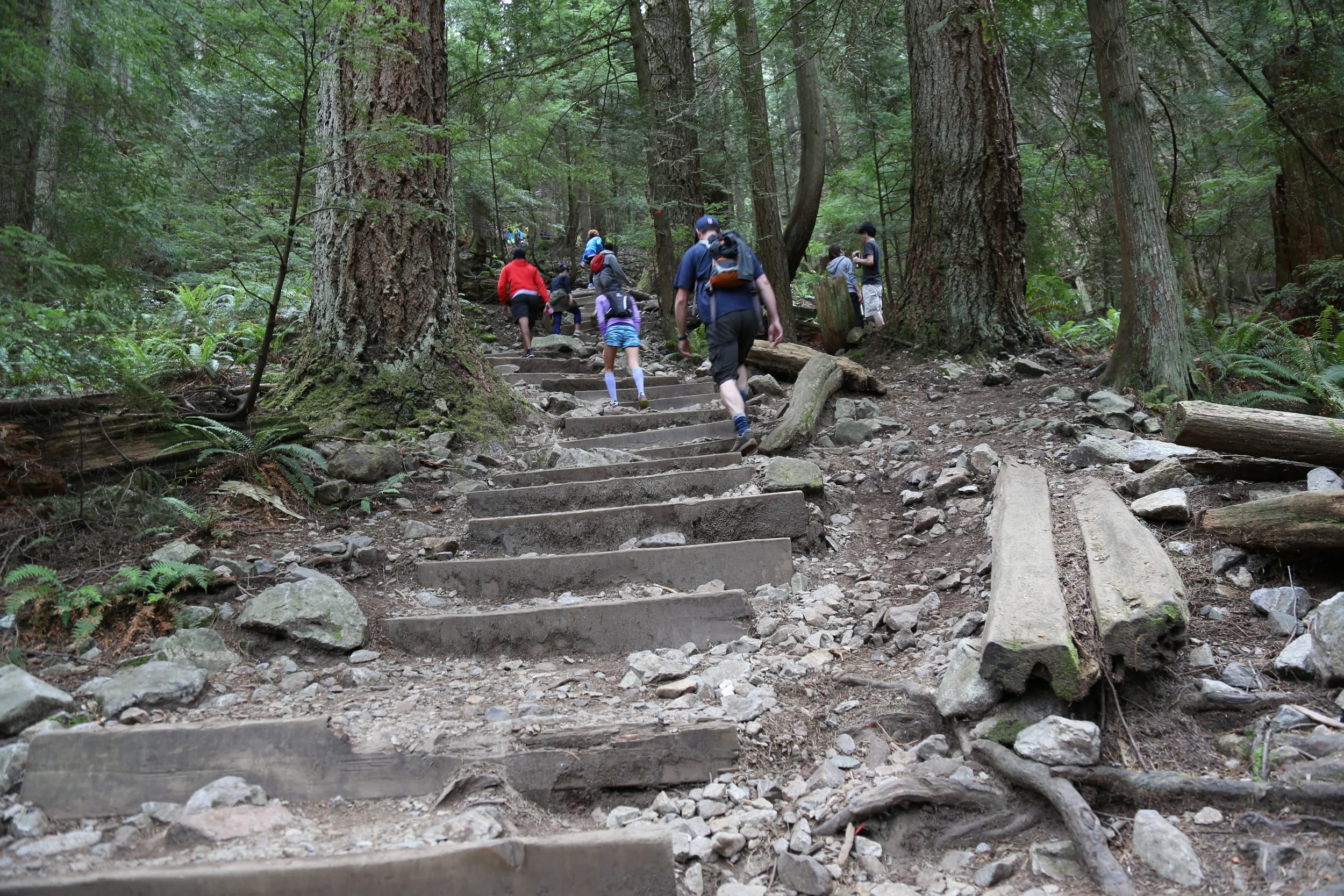 Never-ending stairs.