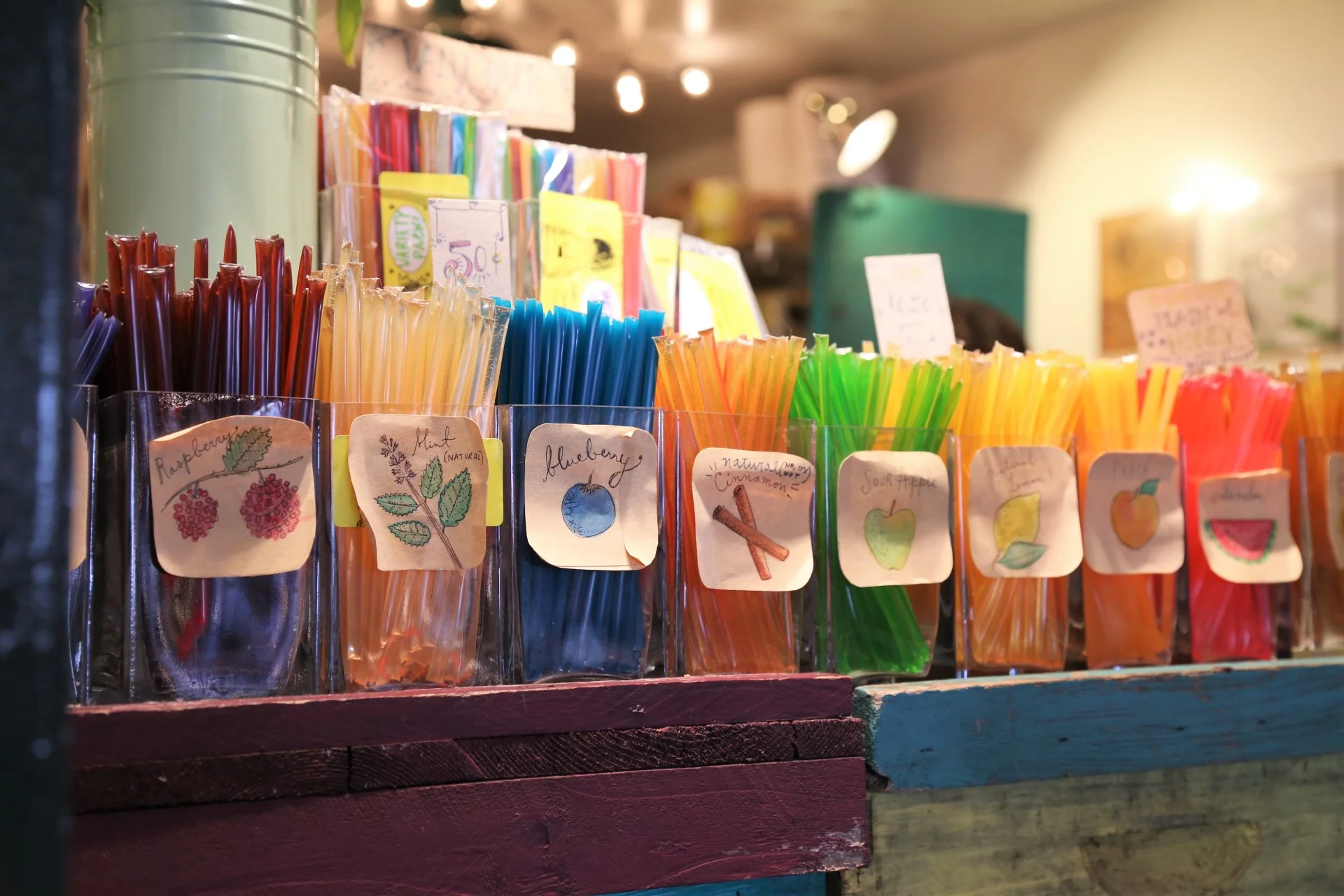 Delicious honey flavors at Sunny Honey Co. 