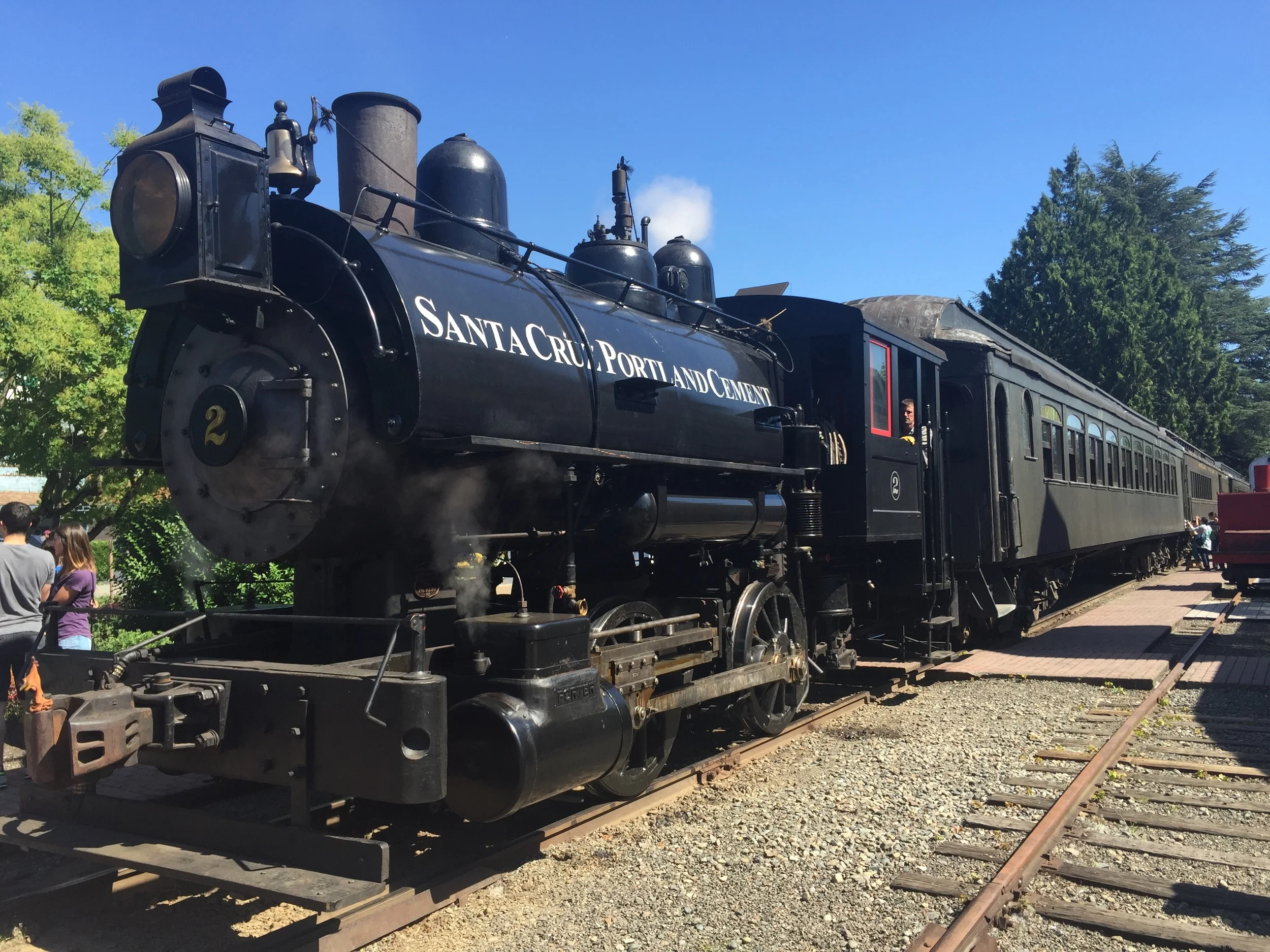 The real deal: a steam engine train