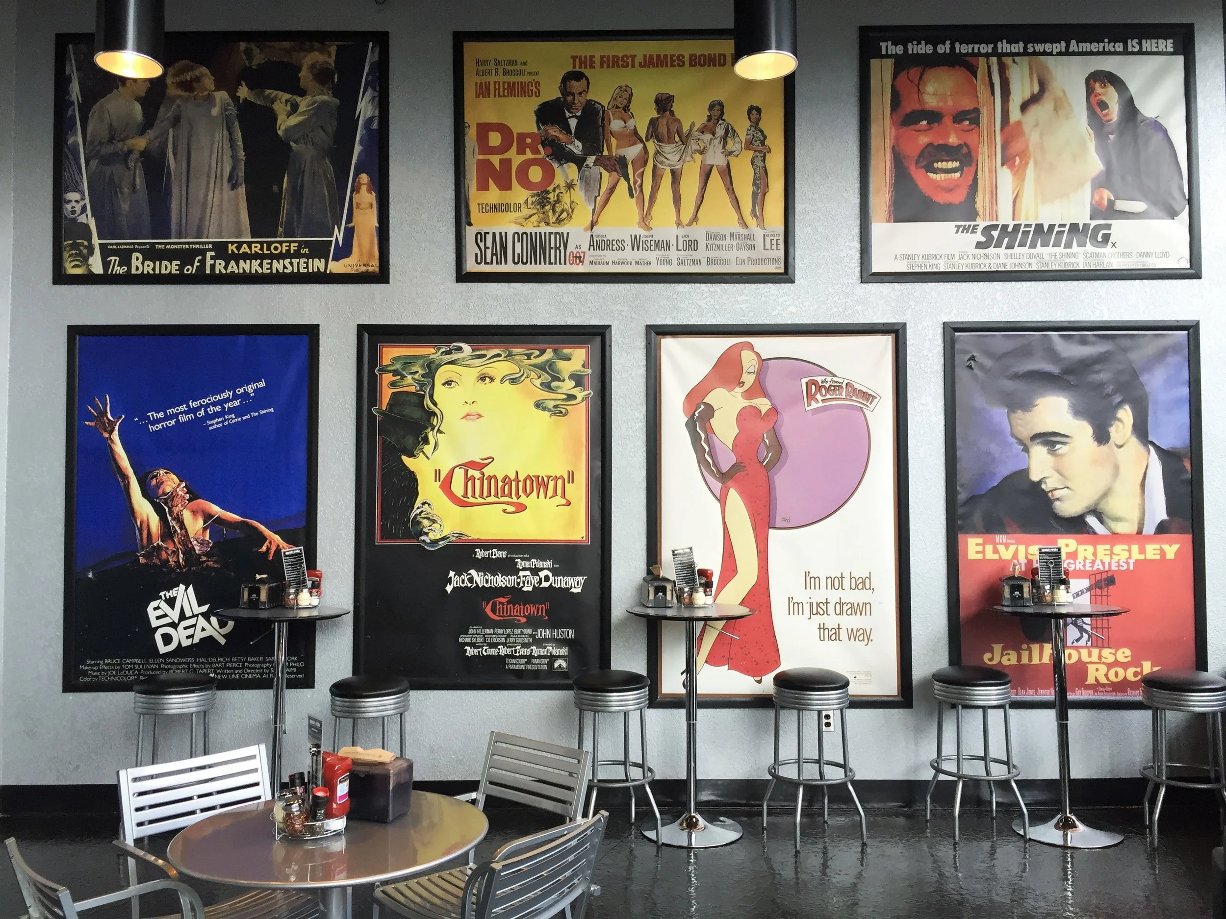 The movie posters will take you on a trip down memory lane! 